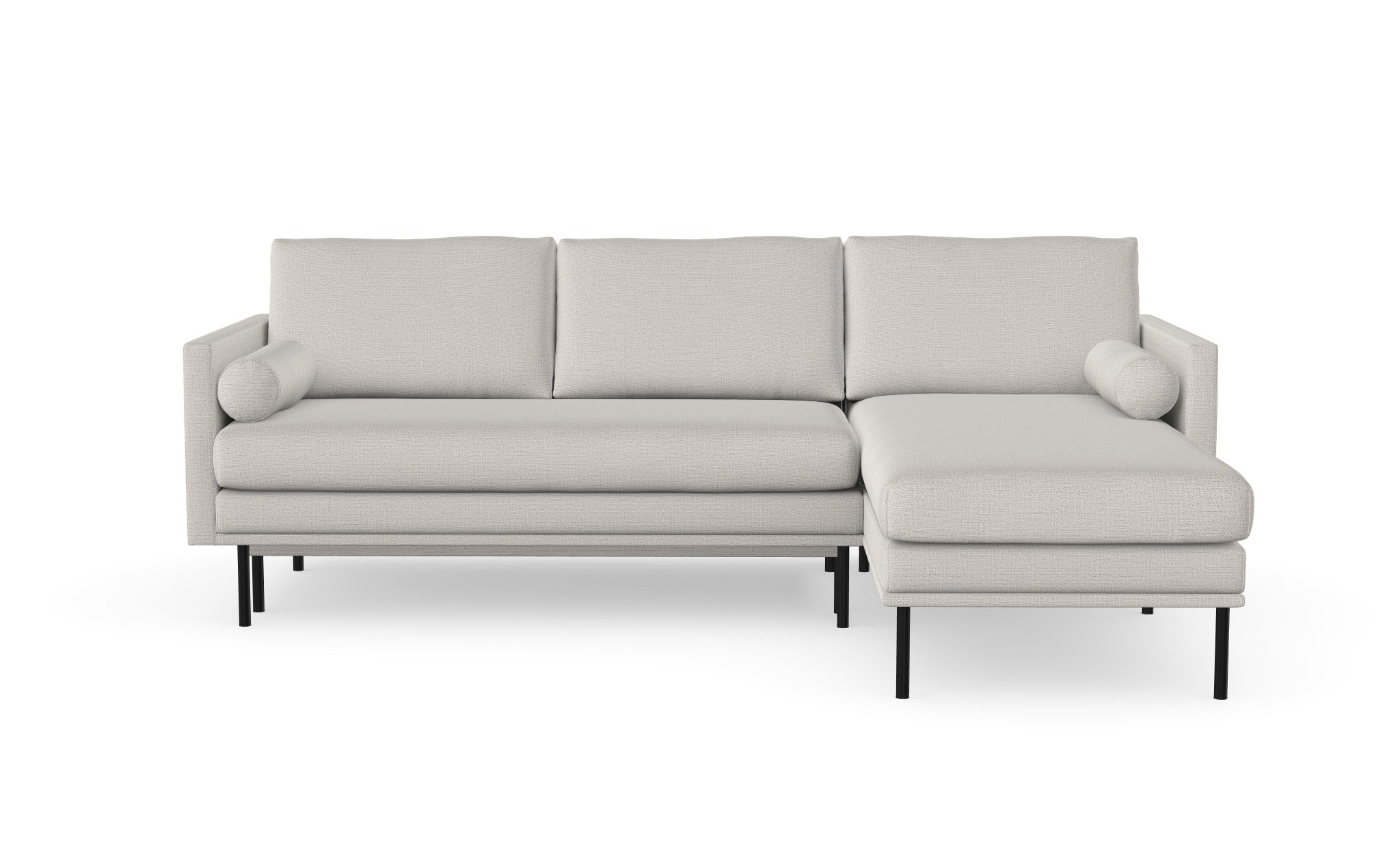 Blues Schlafsofa mit Chaiselongue