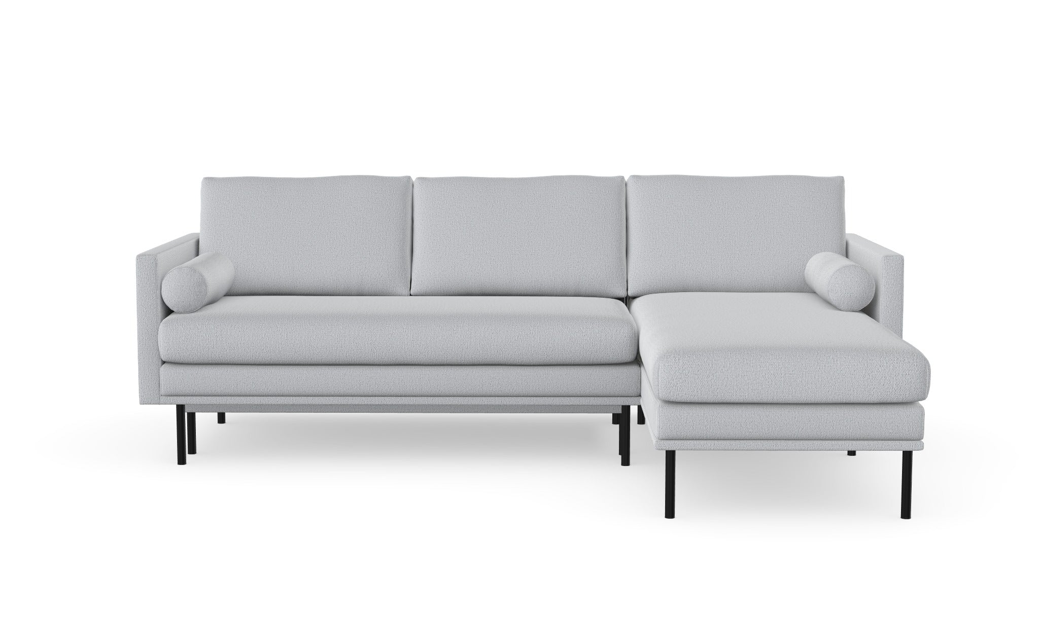 Blues Schlafsofa mit Chaiselongue