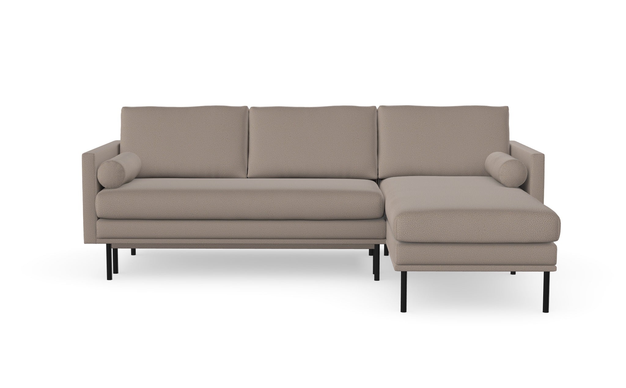 Blues sofabed with chaise longue