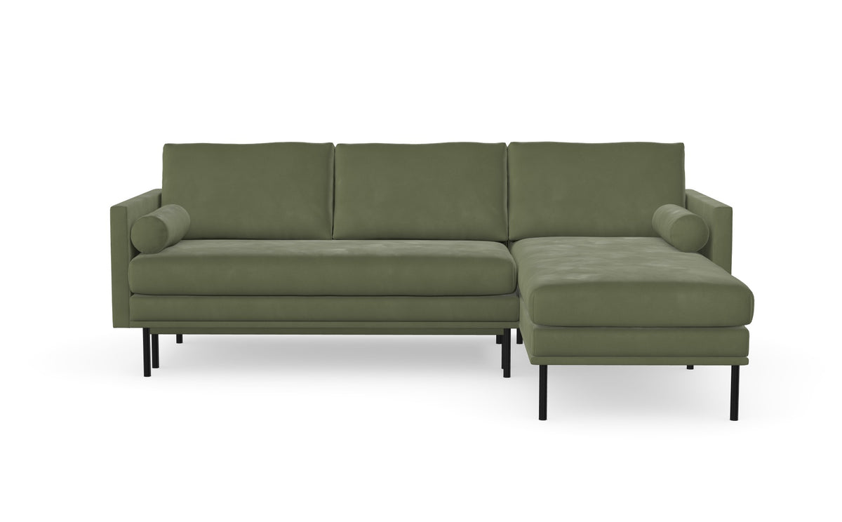 Sofa Blues z szezlongiem