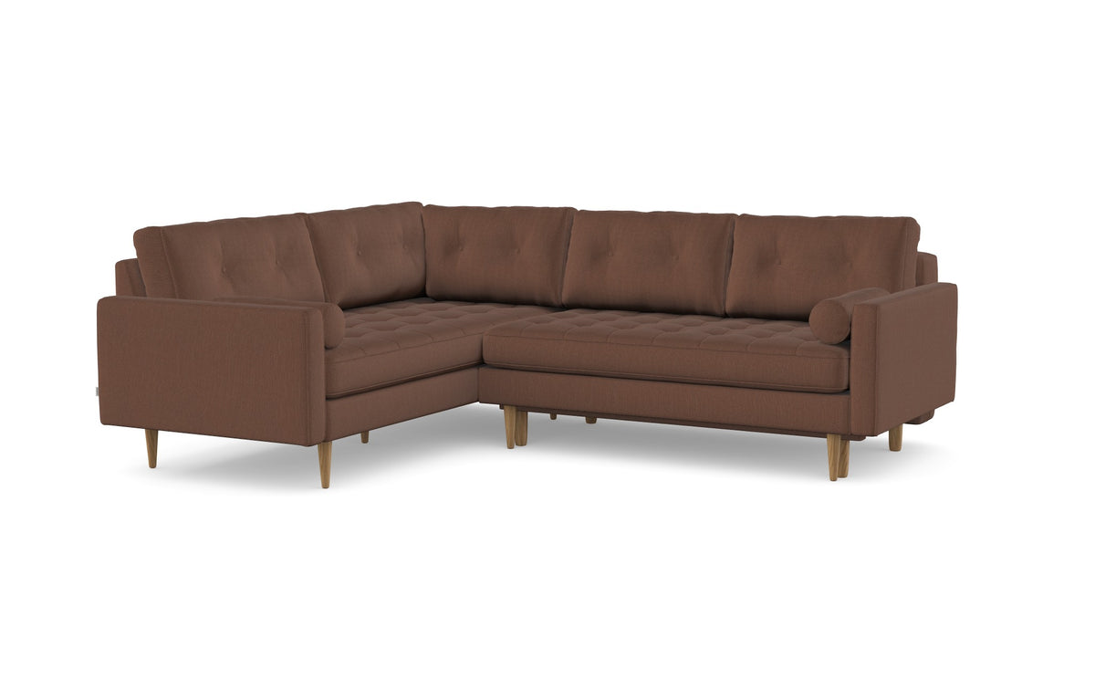 Esme gesteppt Ecksofa mit Schlaffunktion, rechts