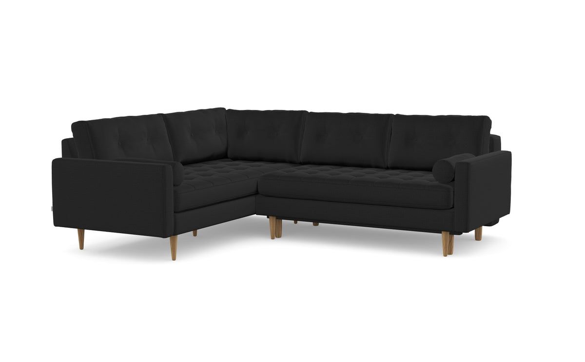 Esme gesteppt Ecksofa mit Schlaffunktion, rechts