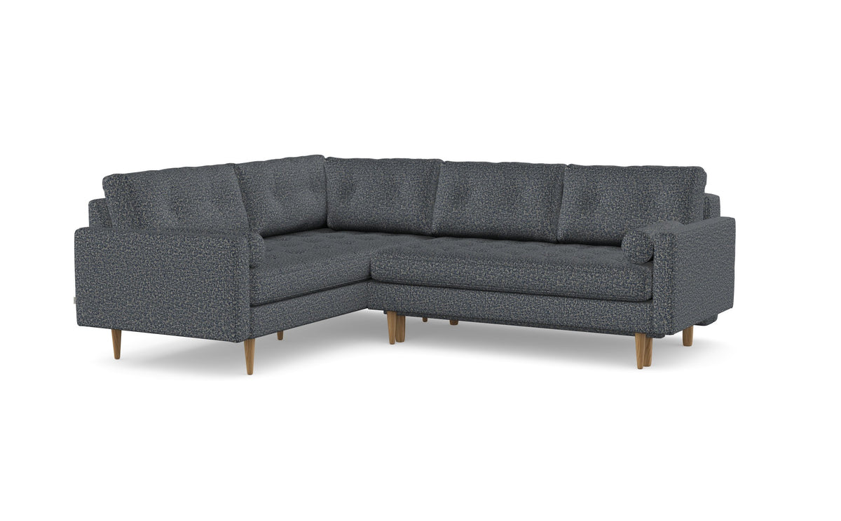 Esme gesteppt Ecksofa mit Schlaffunktion, rechts