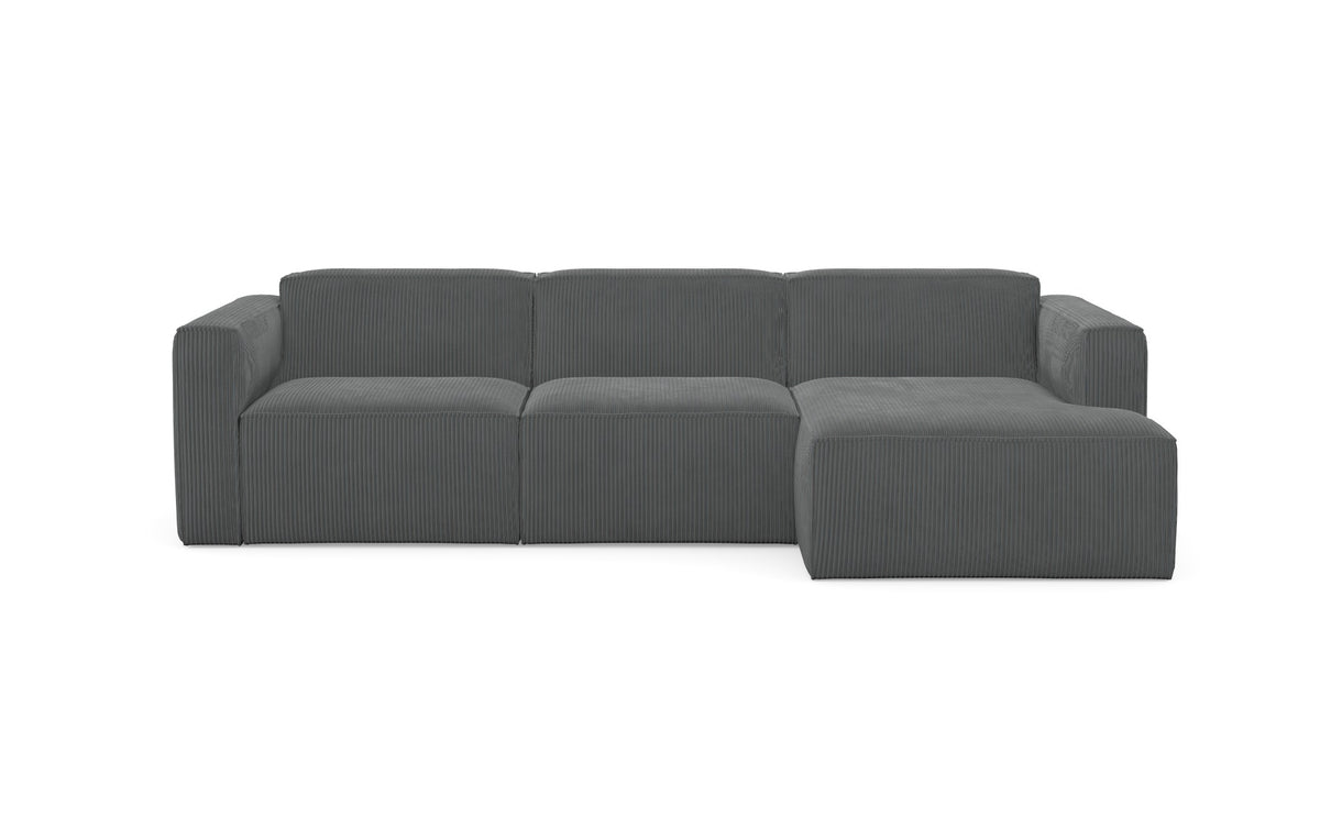 Slay sofa with chaise longue, left