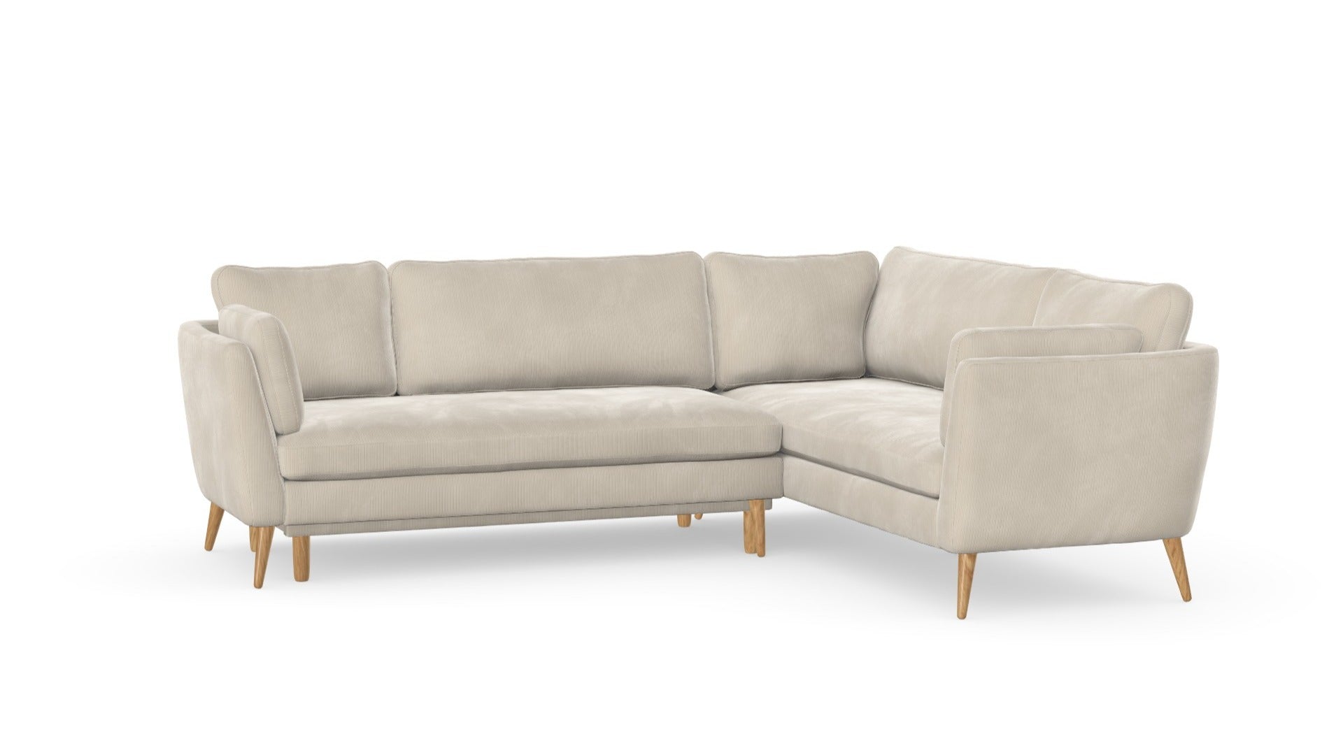 Jane Corner sofa with sleeping function, left