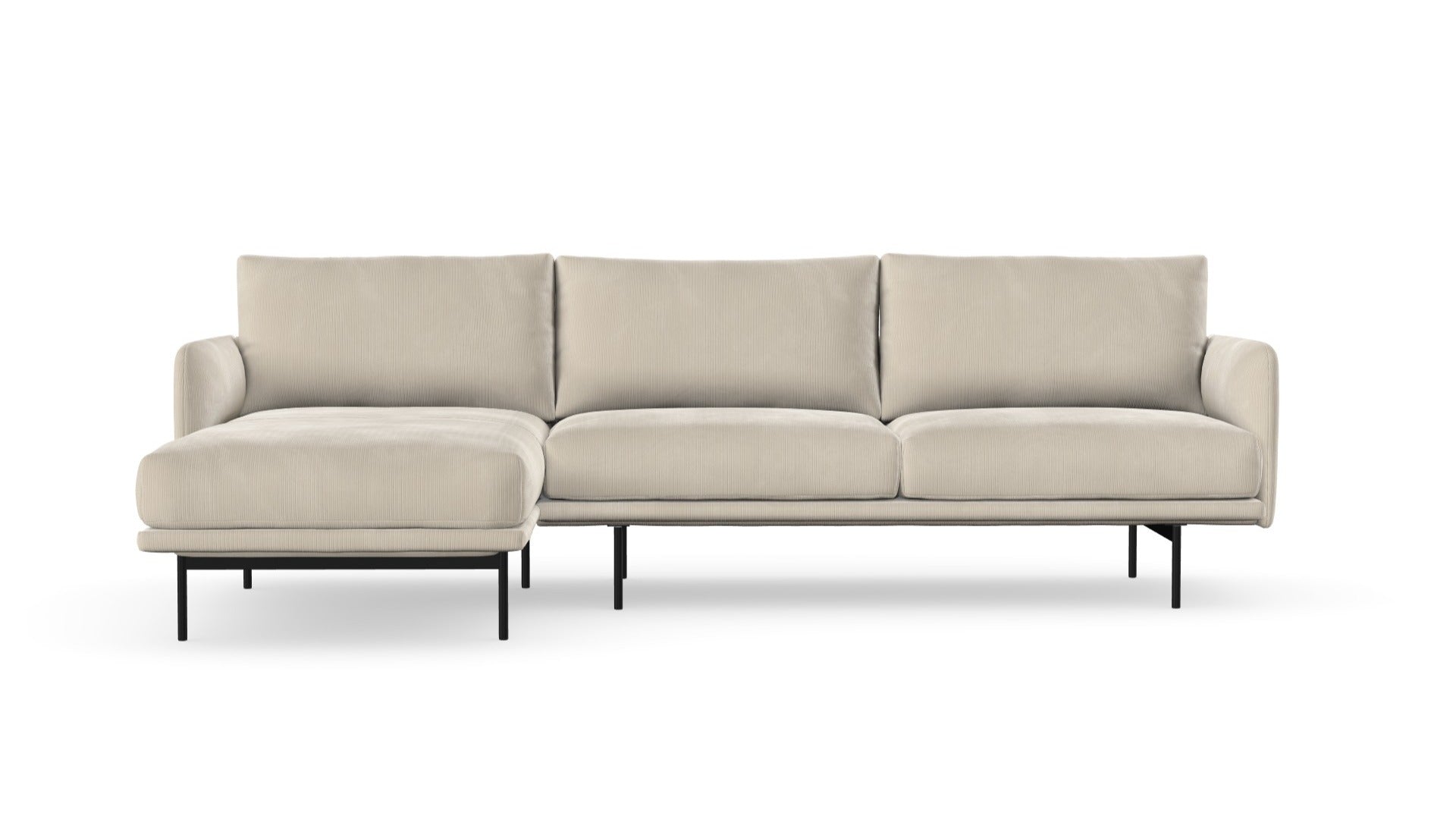 Uma sofa with chaise longue, right