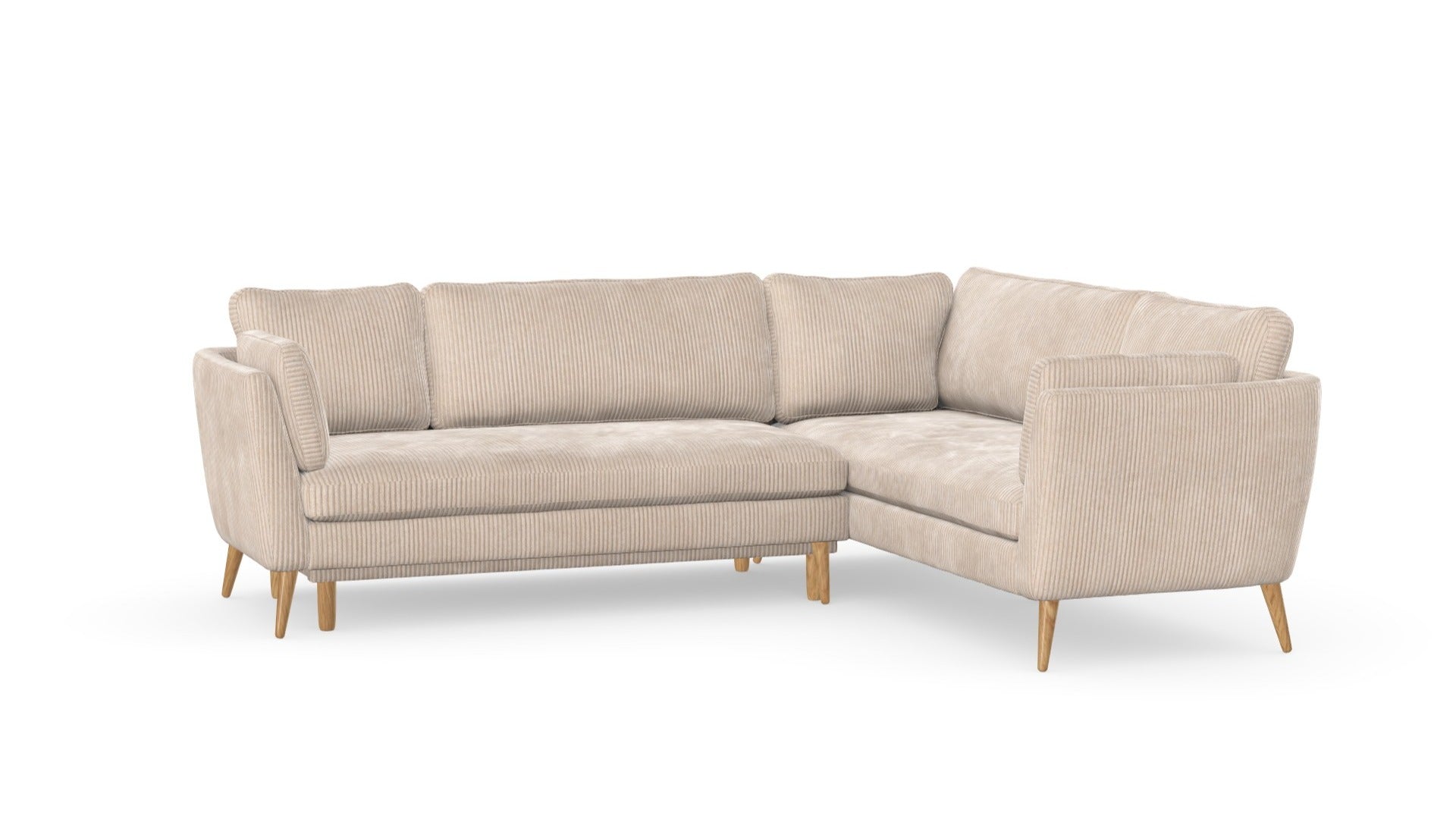 Jane Corner sofa with sleeping function, left