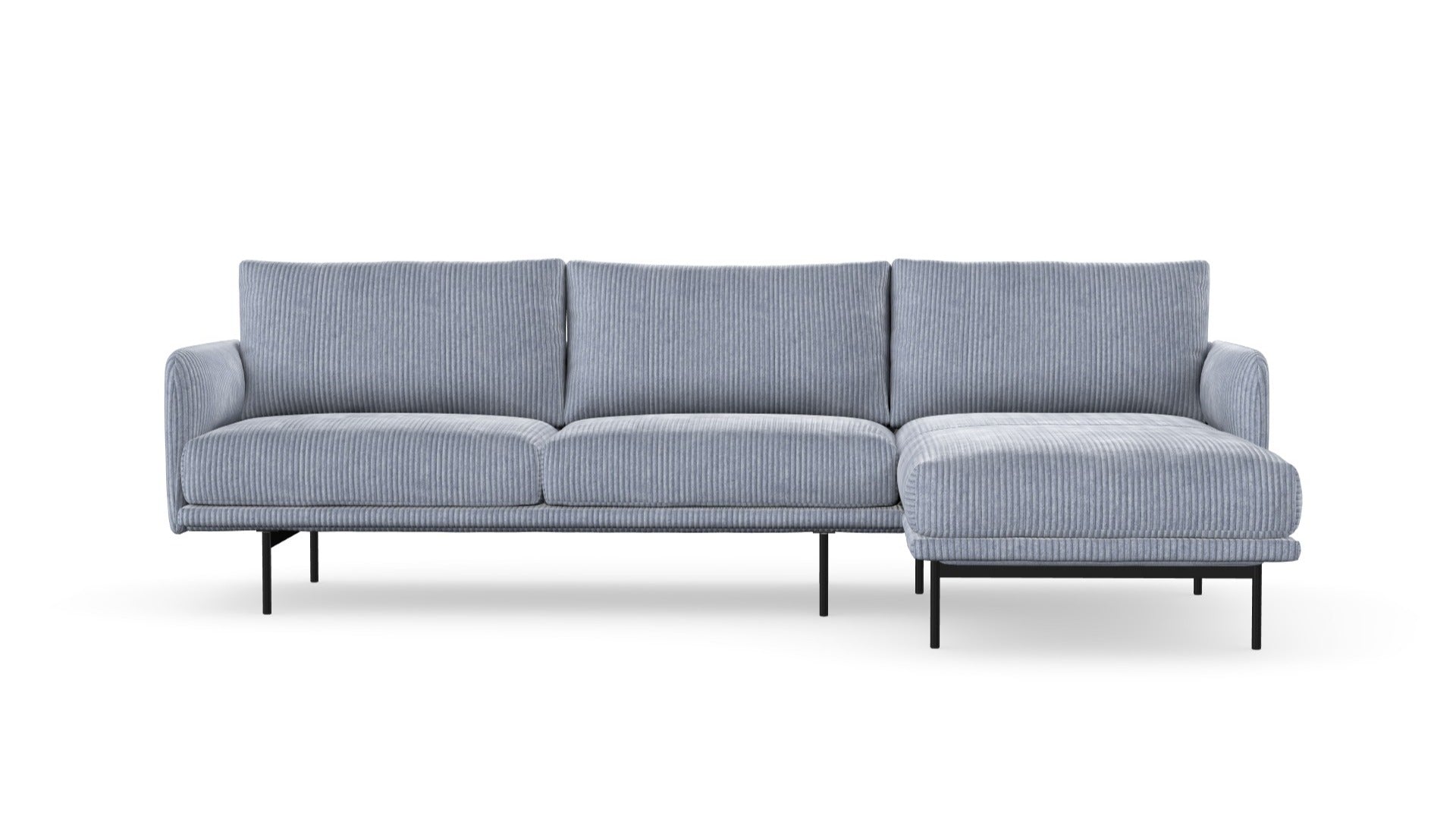 Uma sofa with chaise longue, left