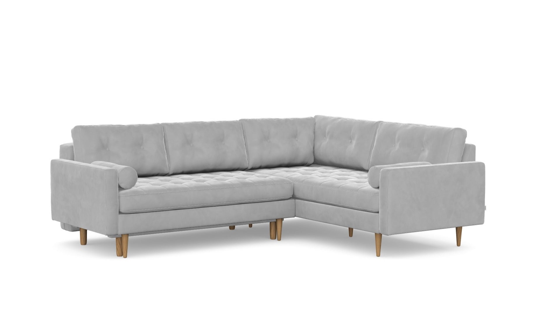Esme Corner sofabed quilted, left