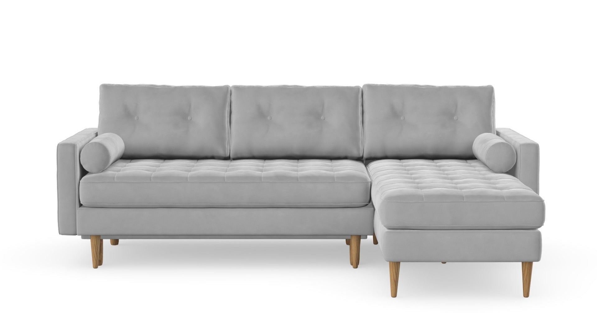Esme quilted sofabed with a chaise longue