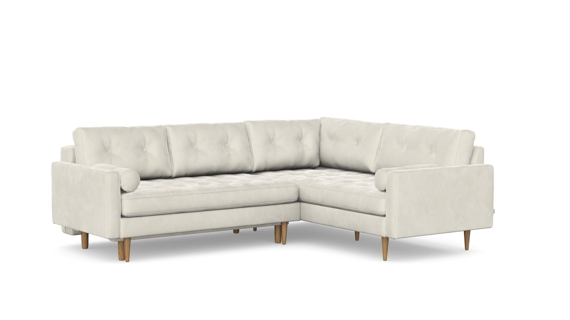 Esme Corner sofabed quilted, left