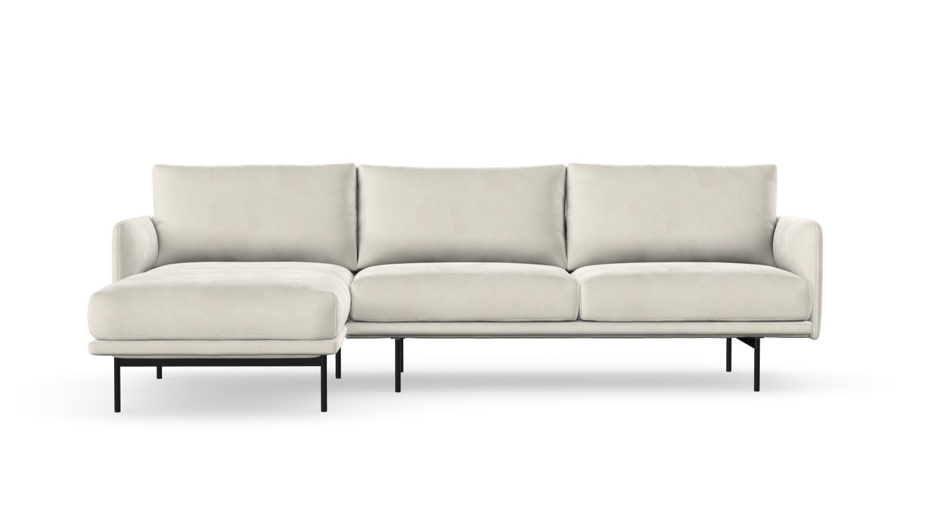 Uma sofa with chaise longue, right