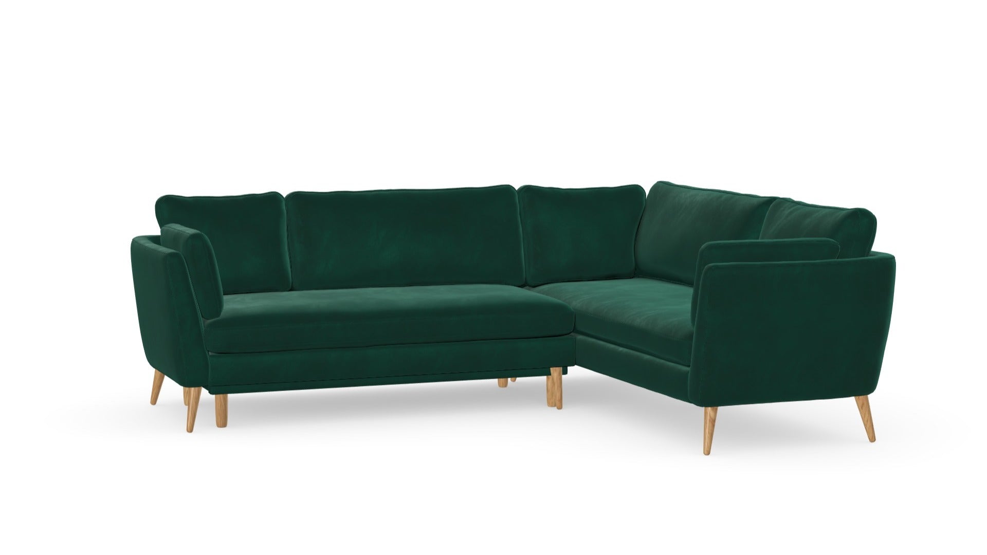 Jane Corner sofa with sleeping function, left
