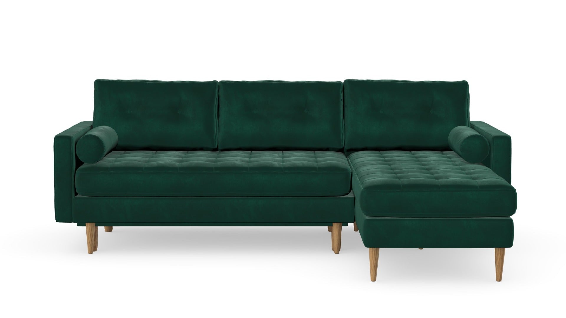 Esme quilted sofabed with a chaise longue