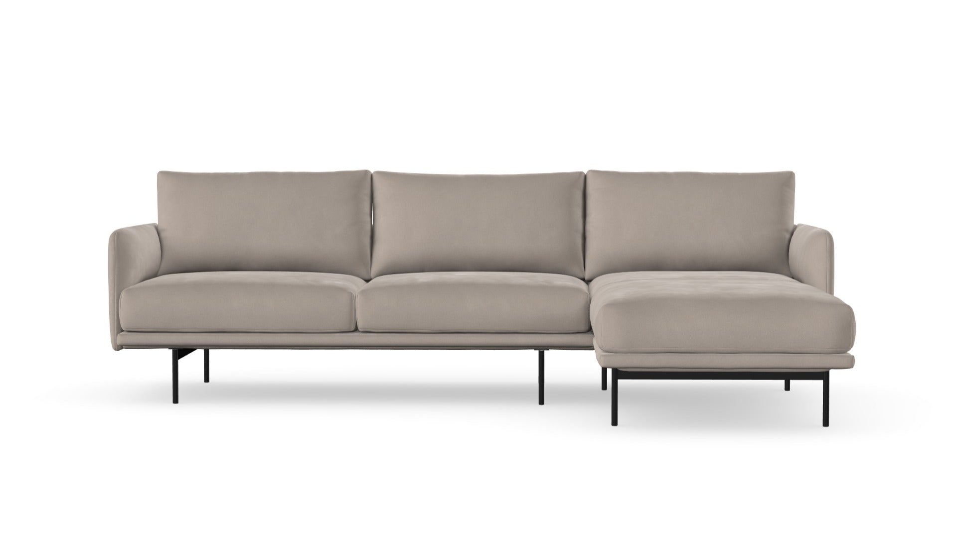Sofa Uma z szezlongiem, lewa