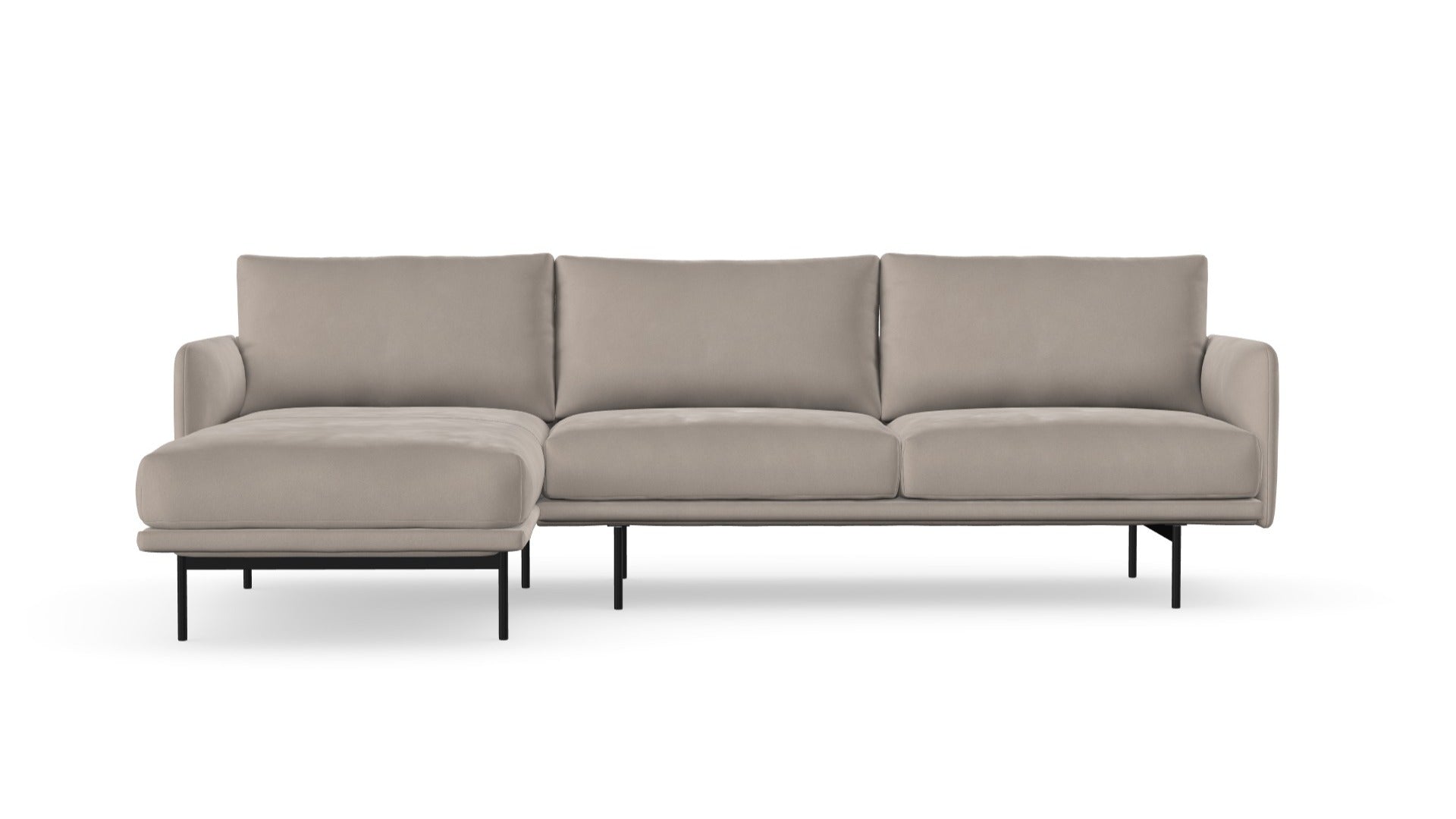 Uma sofa with chaise longue, right