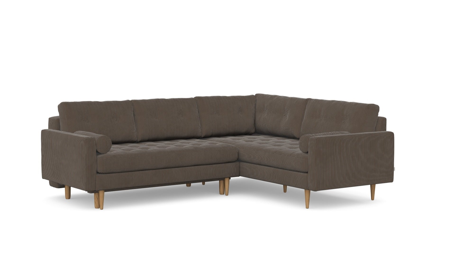 Esme Corner sofabed quilted, left