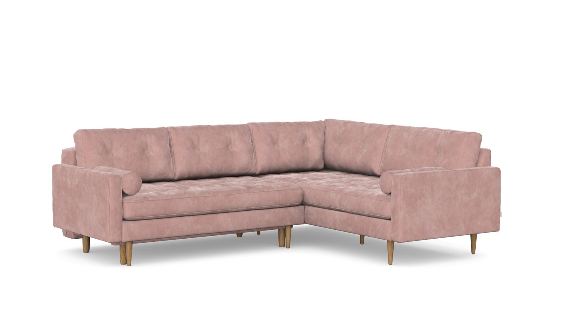 Esme Corner sofabed quilted, left