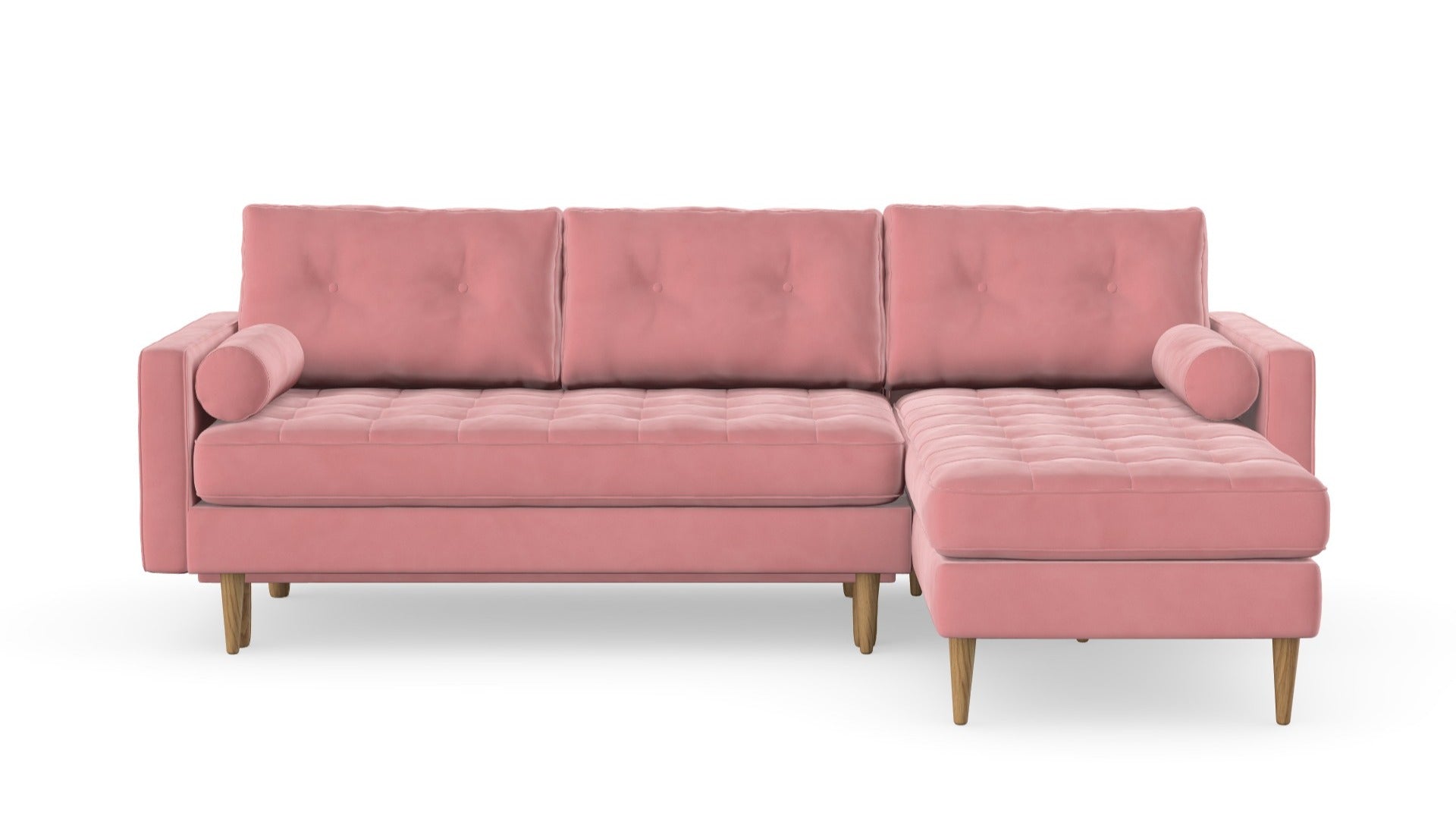 Esme quilted sofabed with a chaise longue