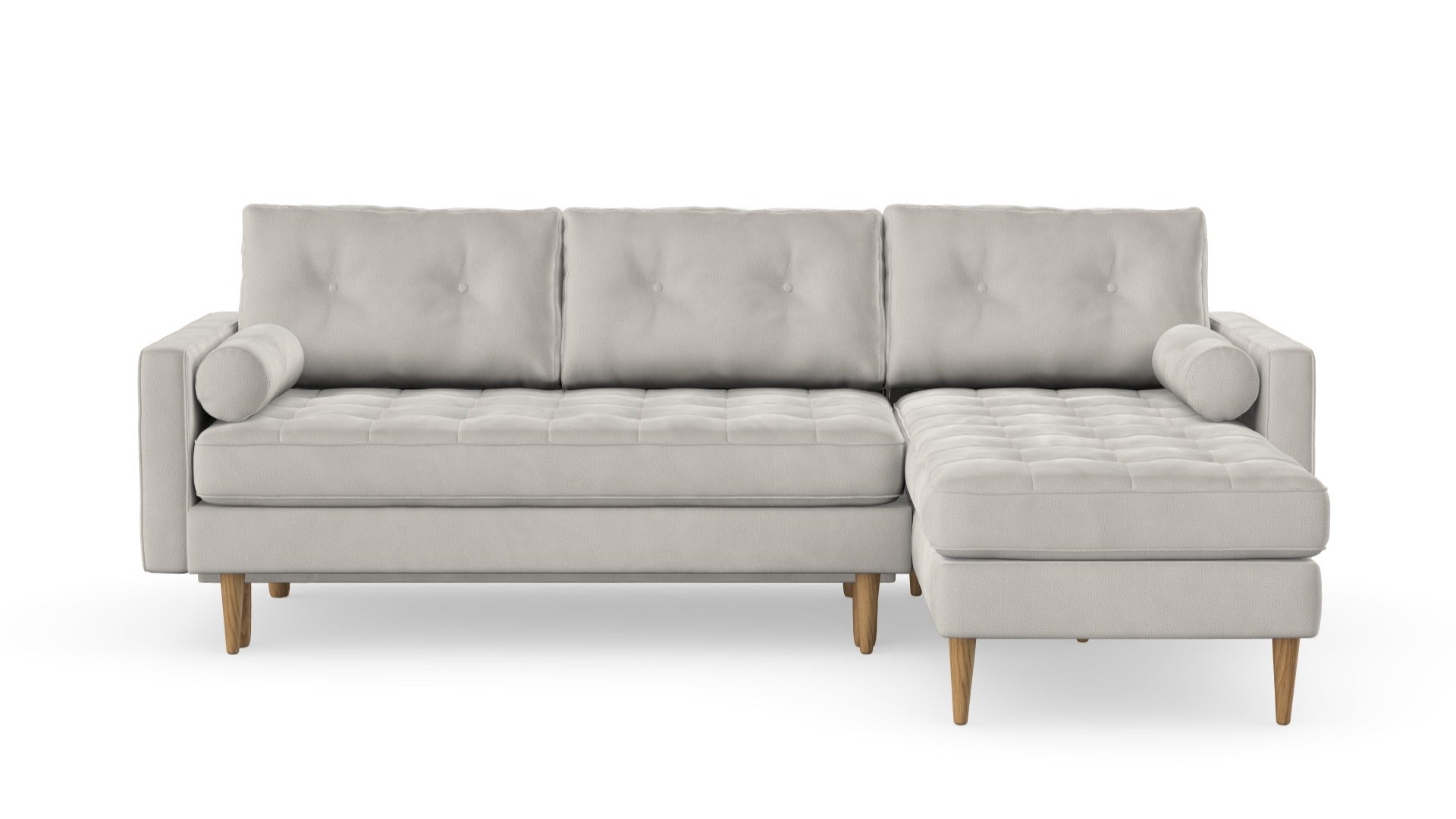 Esme quilted sofabed with a chaise longue