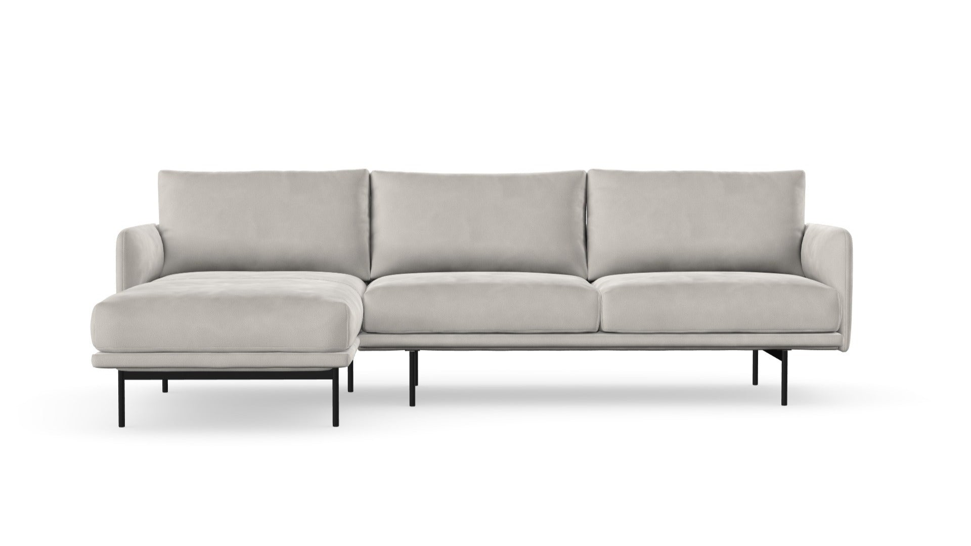 Uma sofa with chaise longue, right