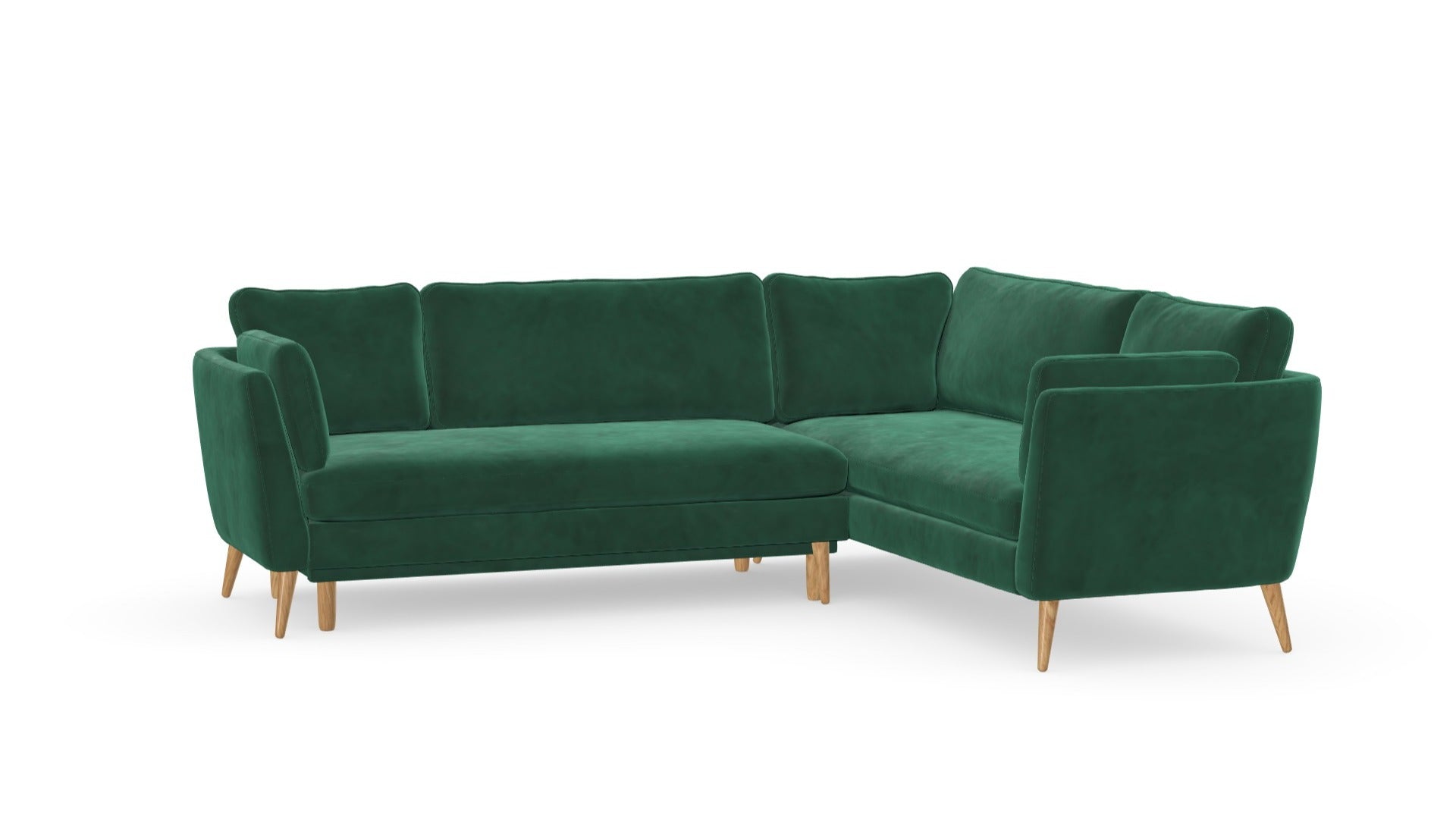 Jane Corner sofa with sleeping function, left