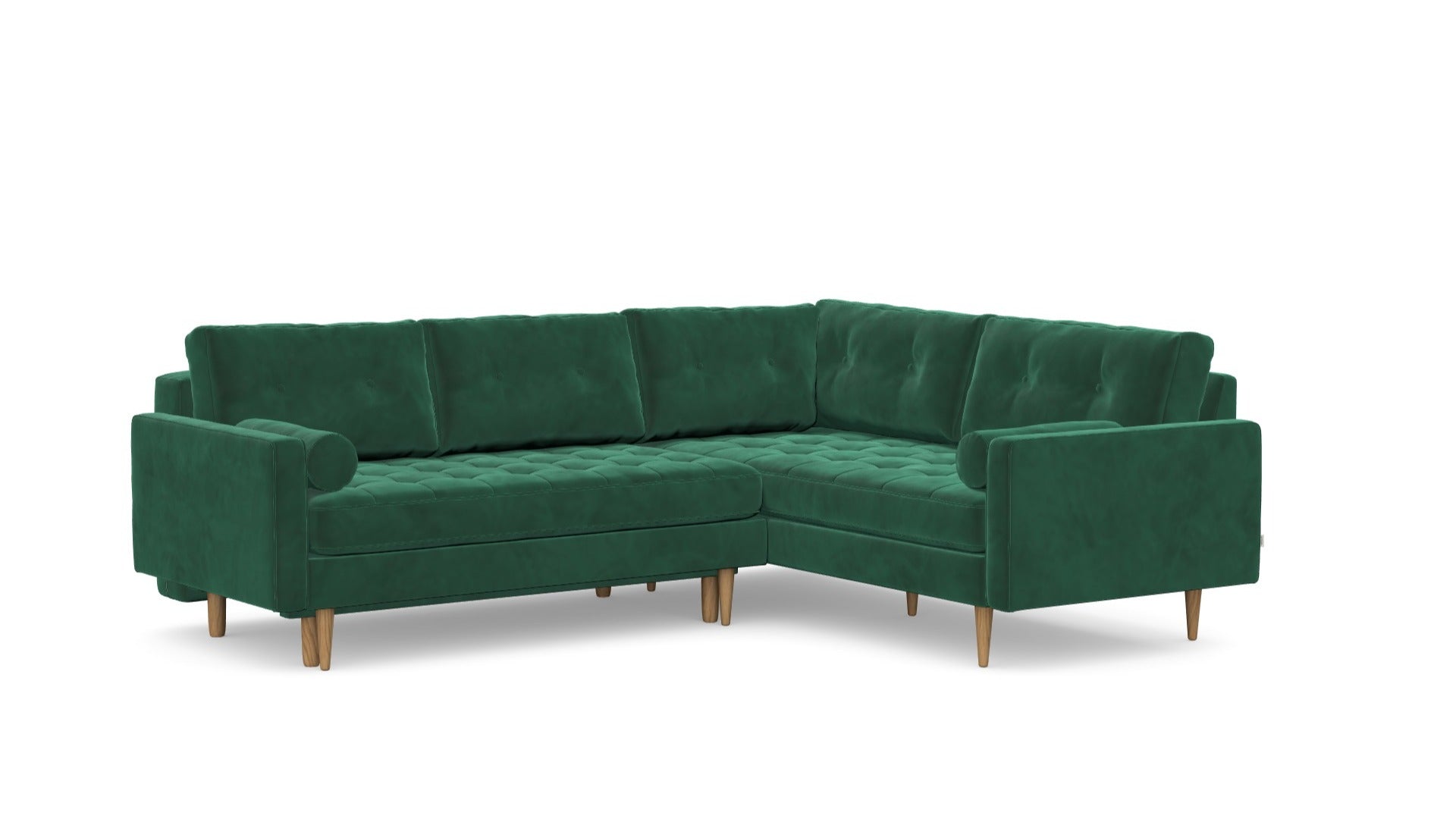 Esme Corner sofabed quilted, left