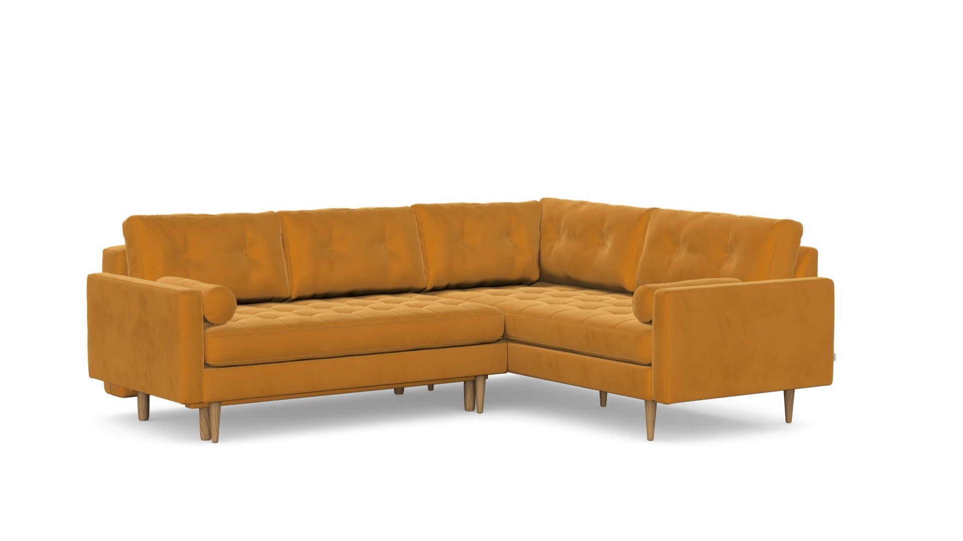 Esme Corner sofabed quilted, left