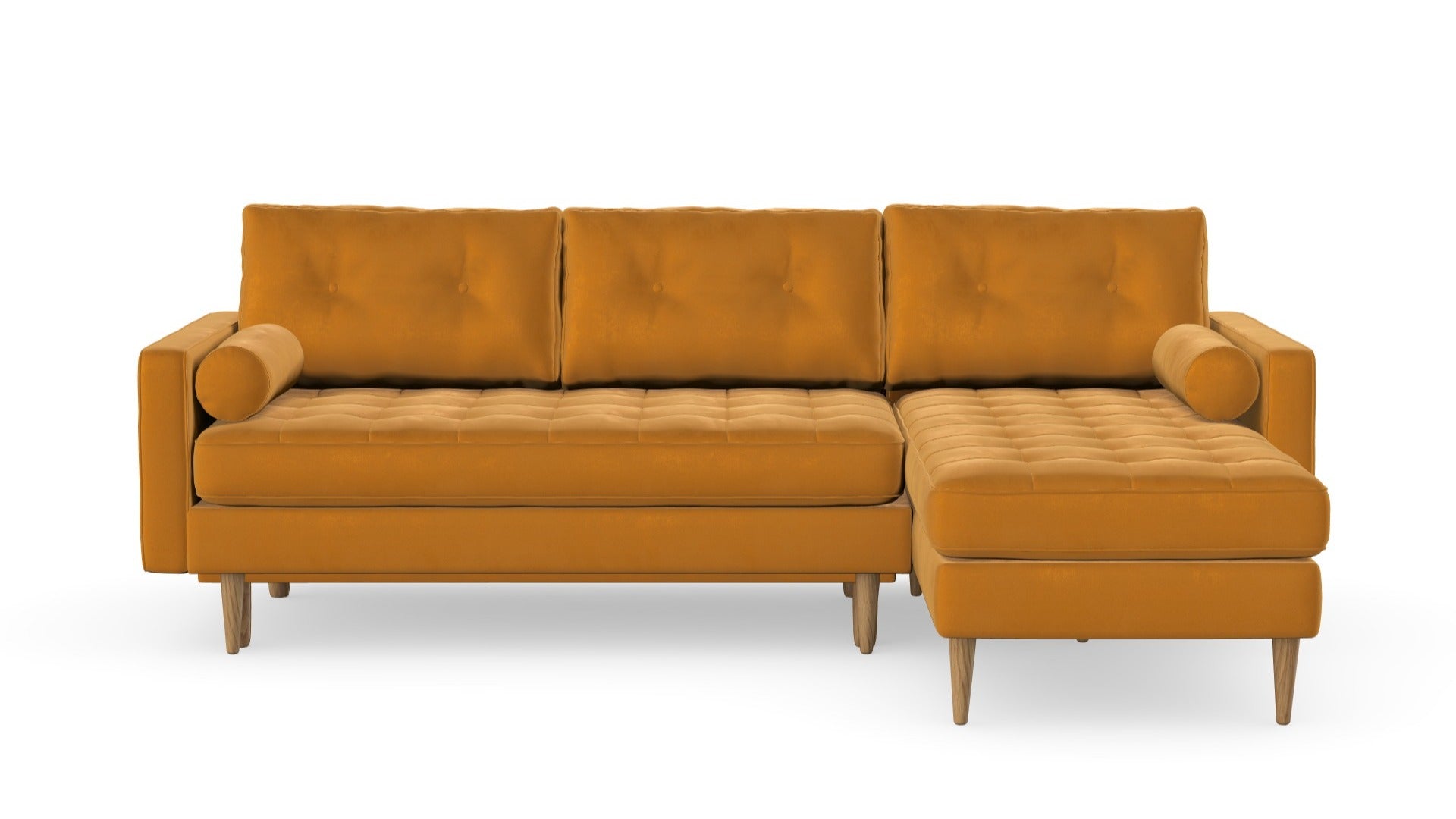 Esme quilted sofabed with a chaise longue