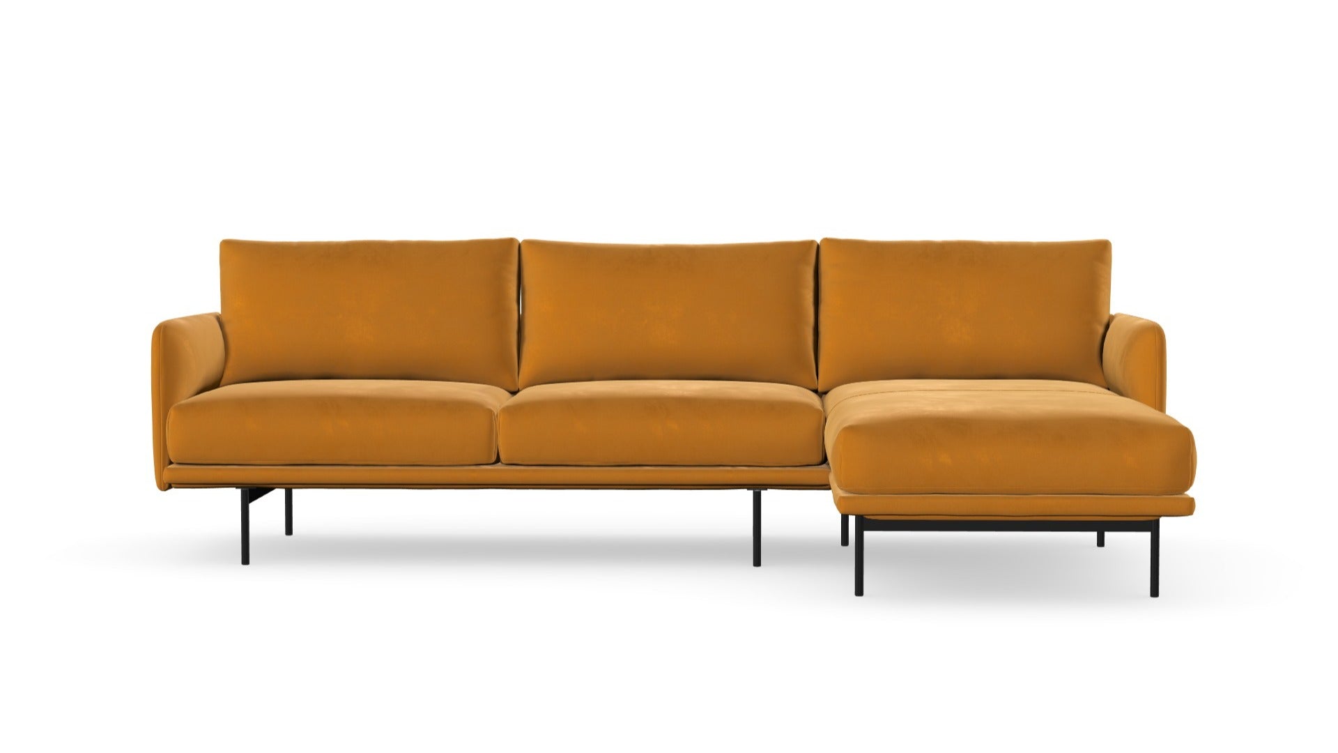 Uma sofa with chaise longue, left