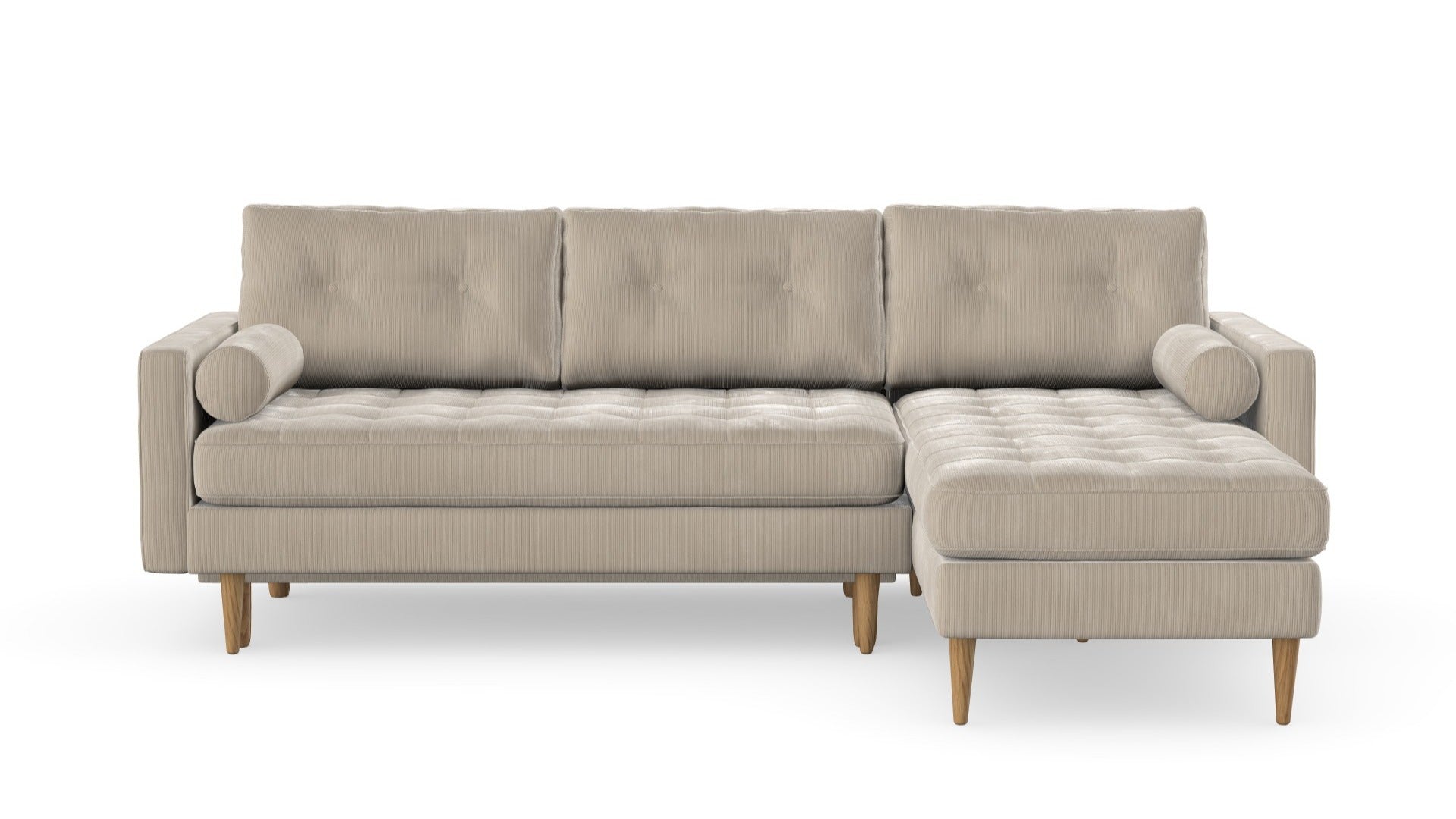Esme quilted sofabed with a chaise longue