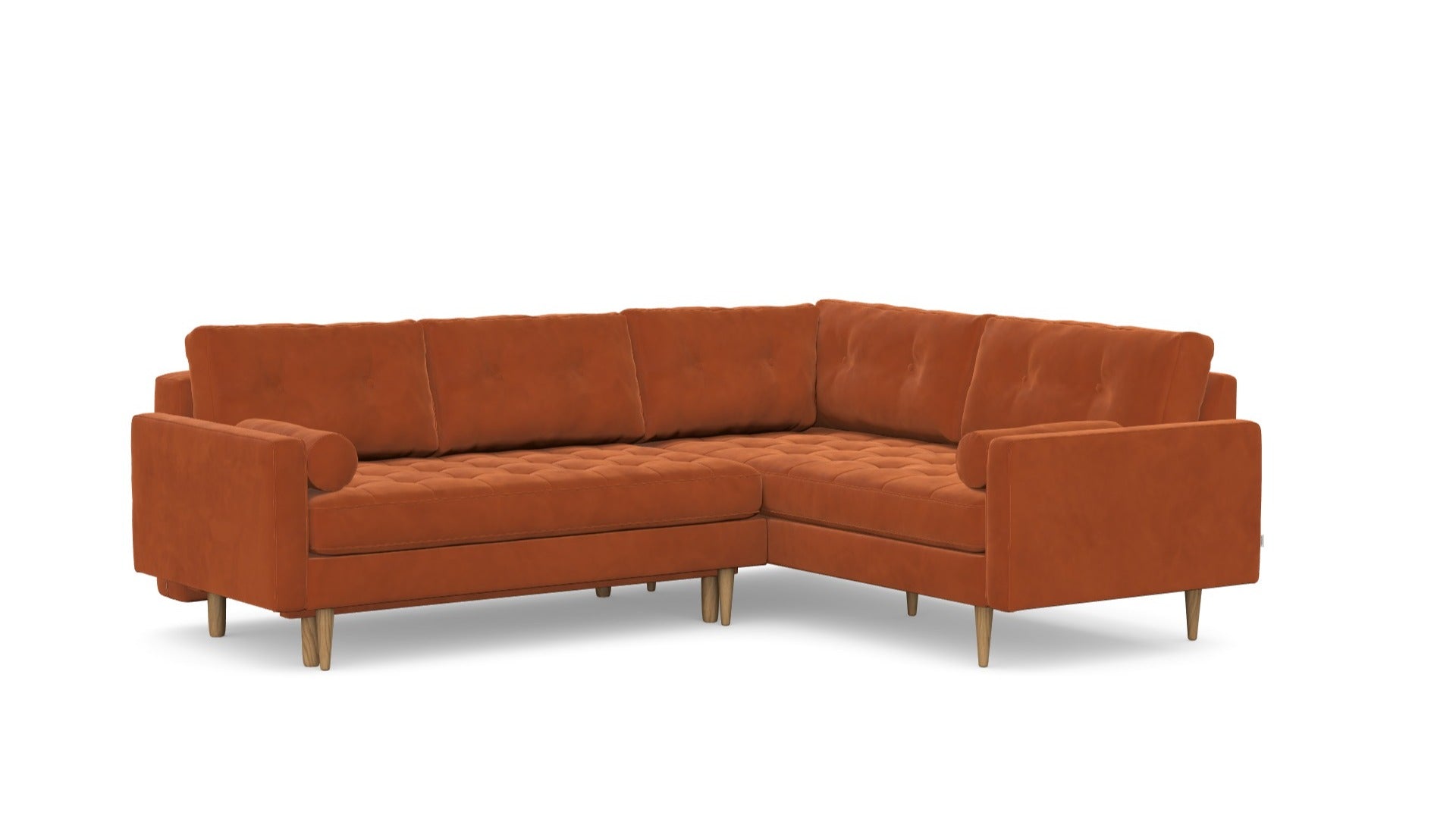 Esme Corner sofabed quilted, left