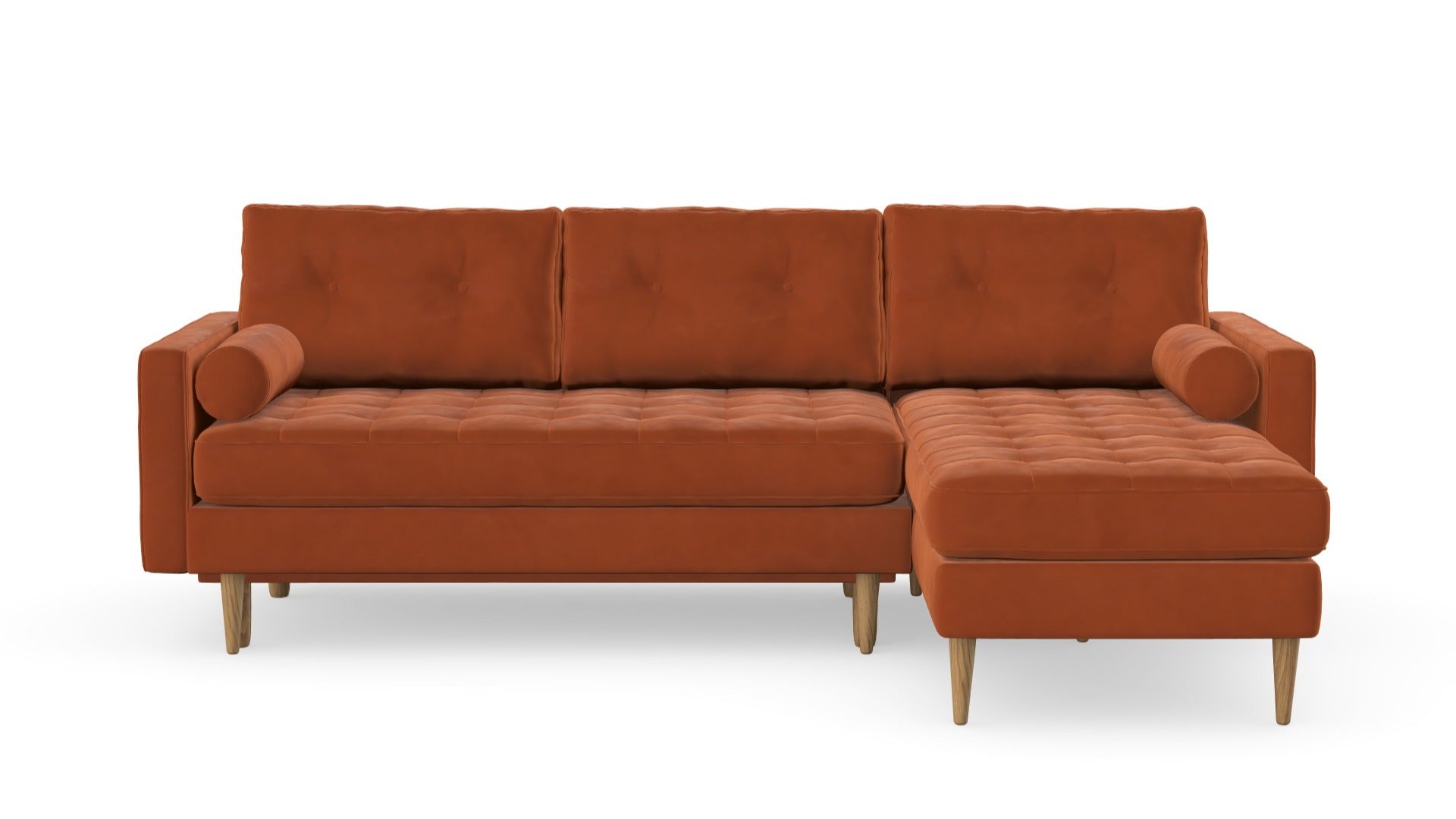 Esme quilted sofabed with a chaise longue