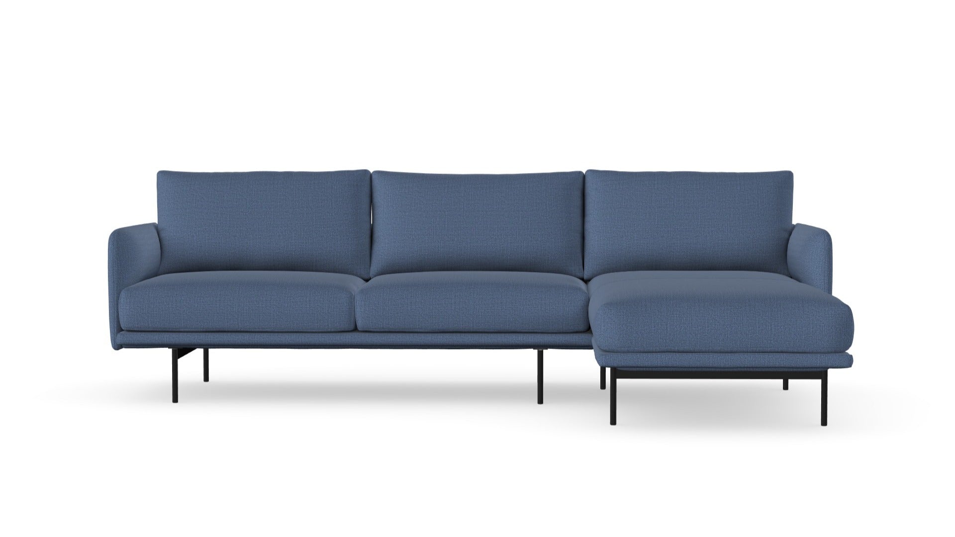 Uma sofa with chaise longue, left