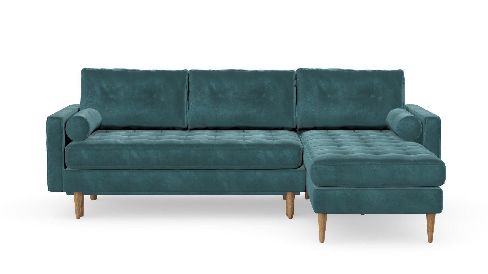 Esme quilted sofabed with a chaise longue