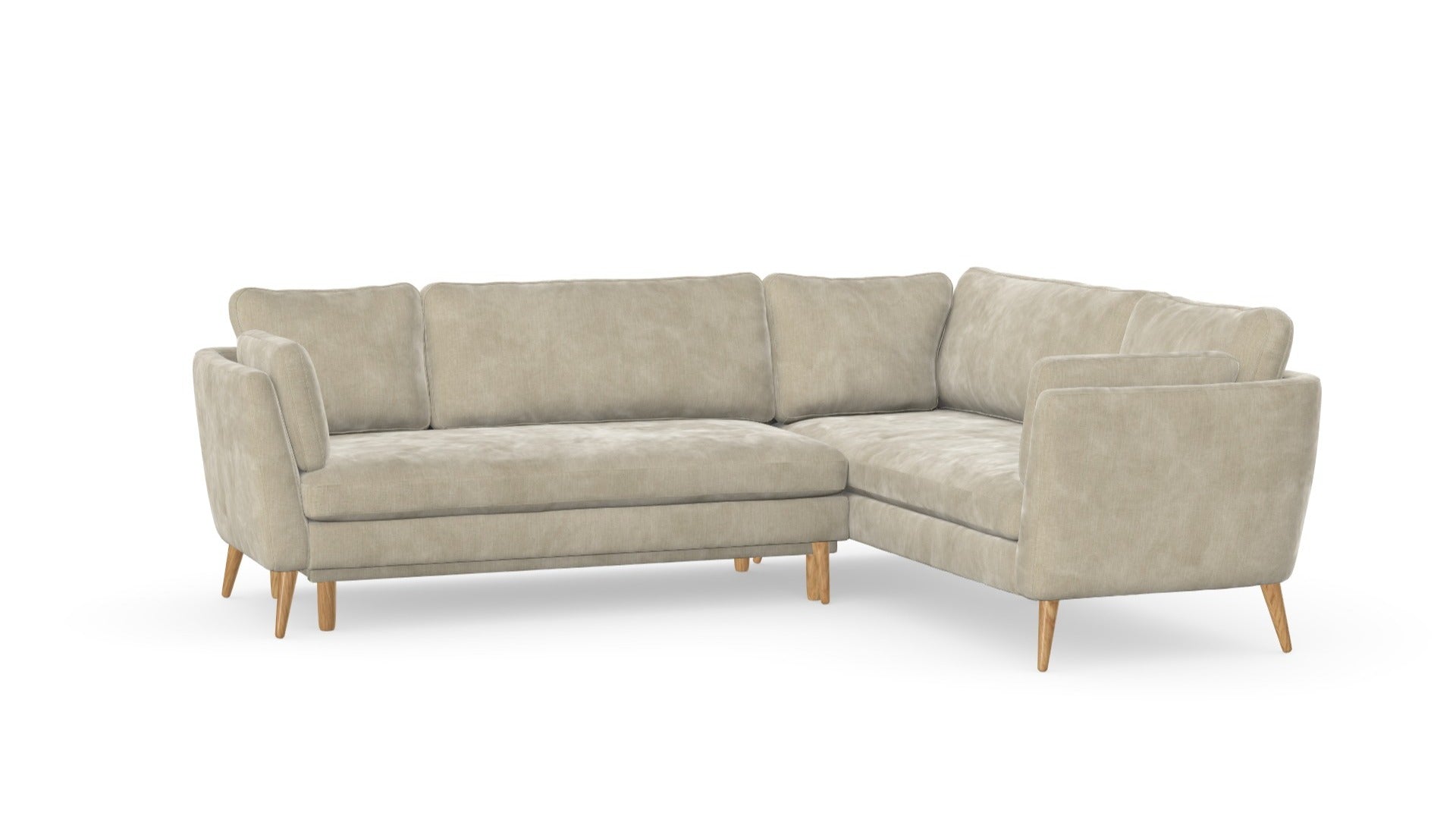 Jane Corner sofa with sleeping function, left