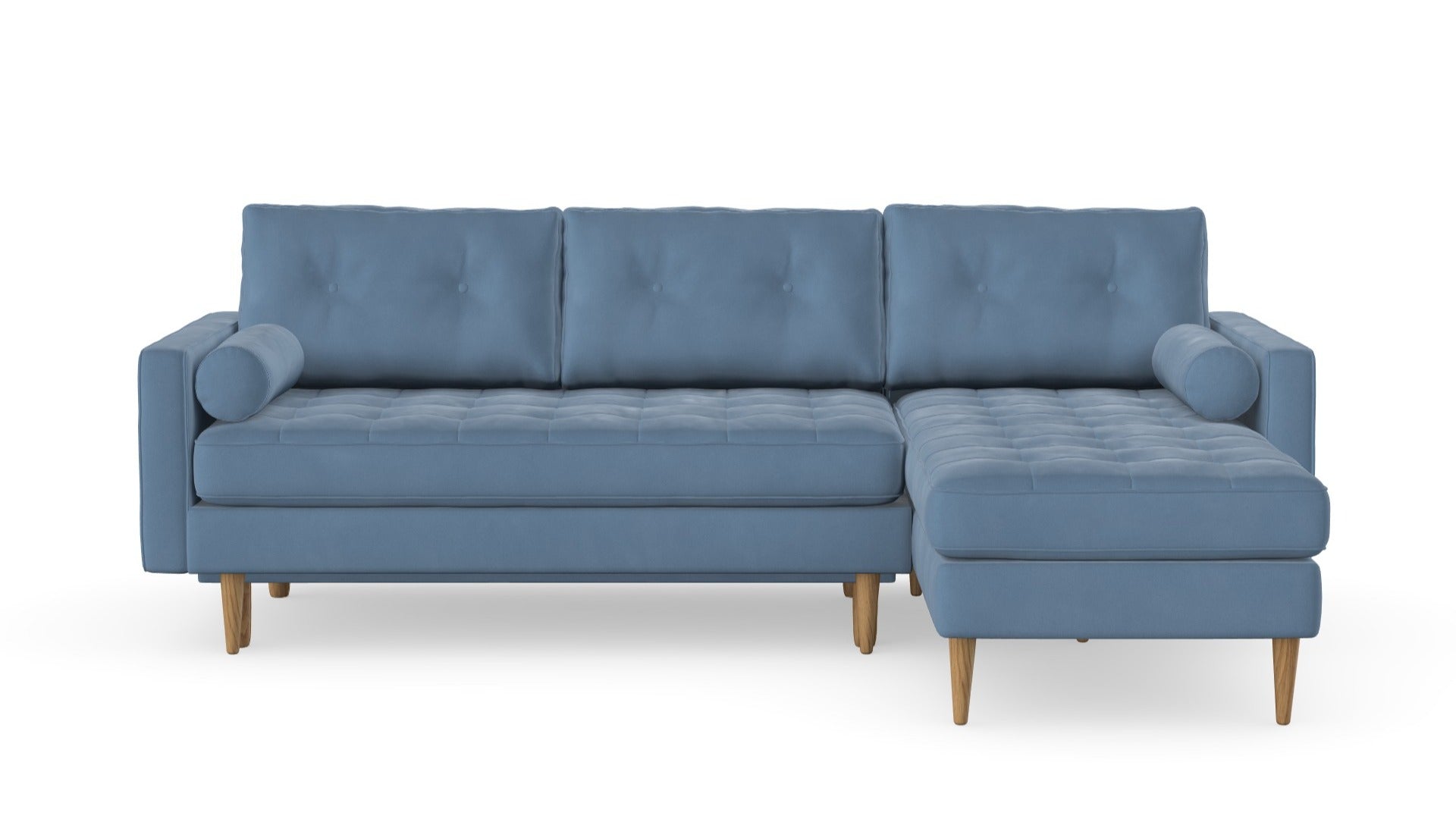 Esme quilted sofabed with a chaise longue