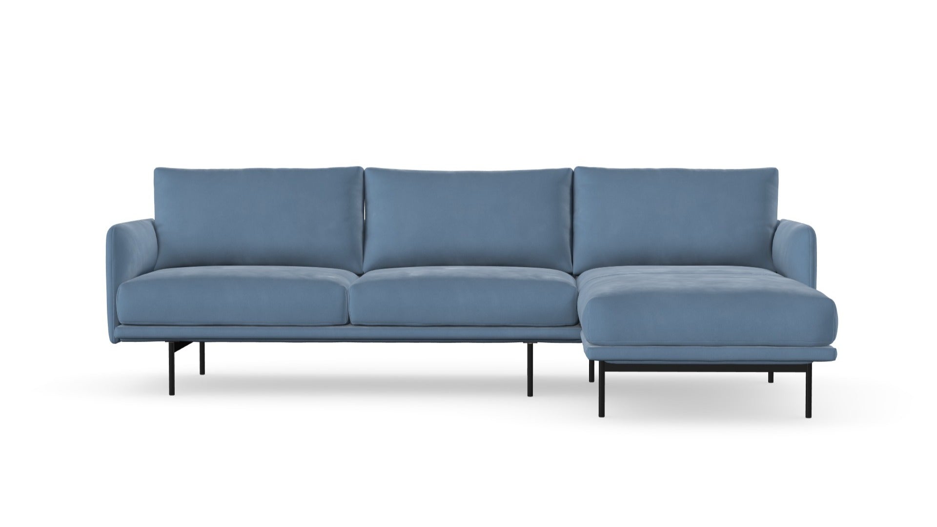 Uma sofa with chaise longue, left