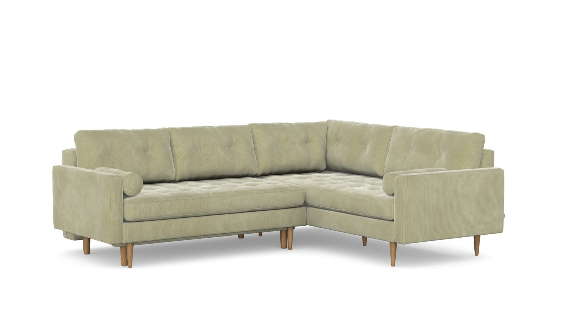 Esme Corner sofabed quilted, left