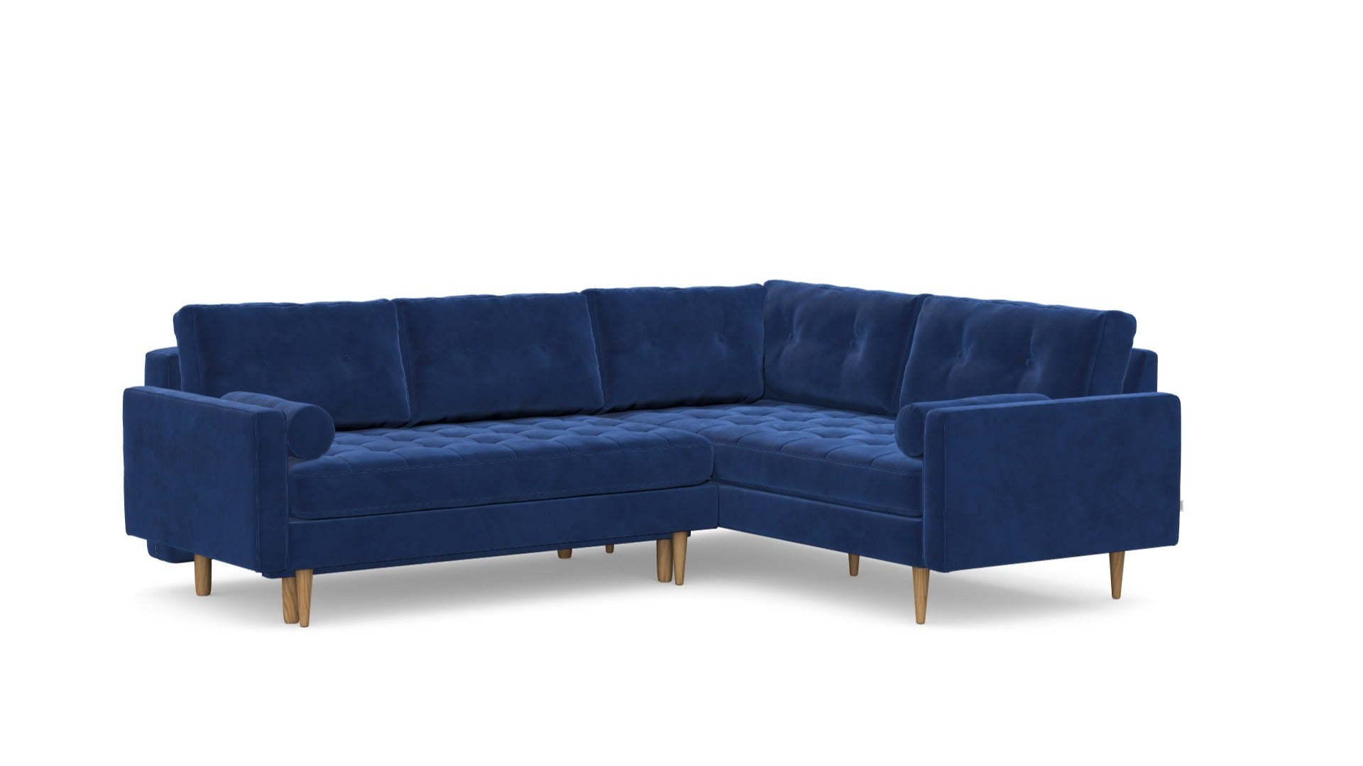 Esme Corner sofabed quilted, left