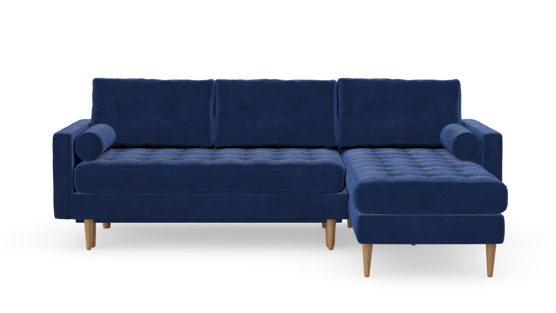 Esme quilted sofabed with a chaise longue