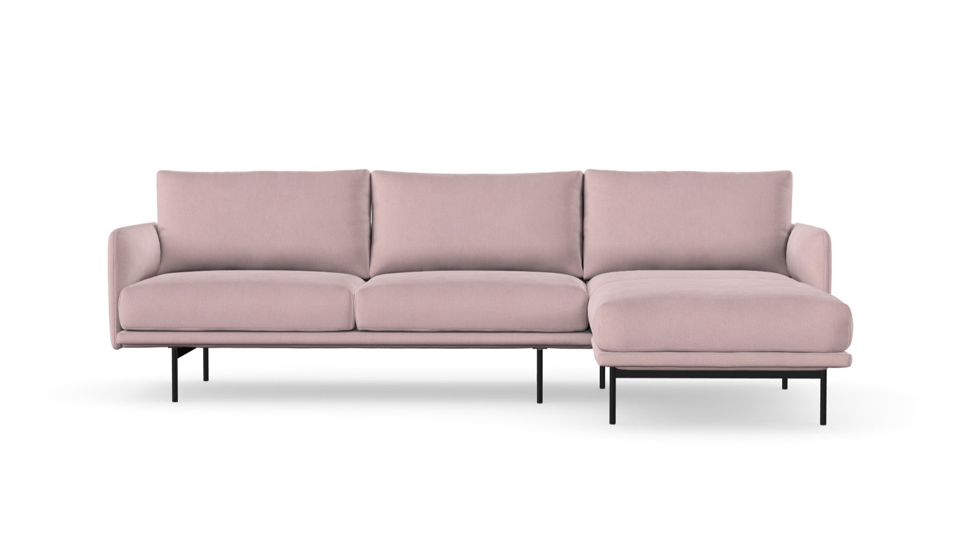 Uma sofa with chaise longue, left