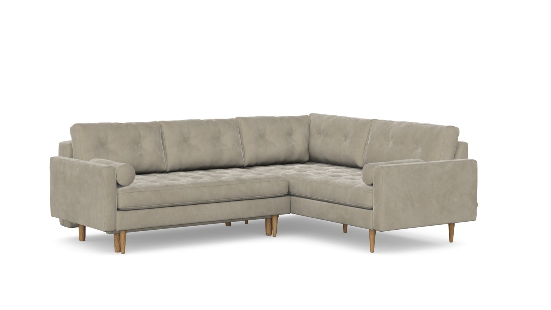 Esme Corner sofabed quilted, left