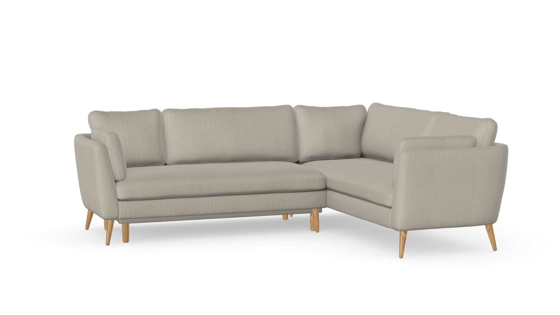 Jane Corner sofa with sleeping function, left