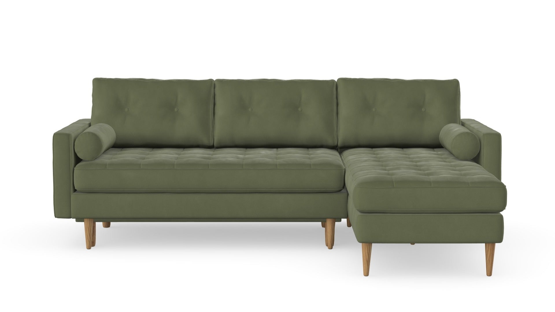 Esme quilted sofabed with a chaise longue