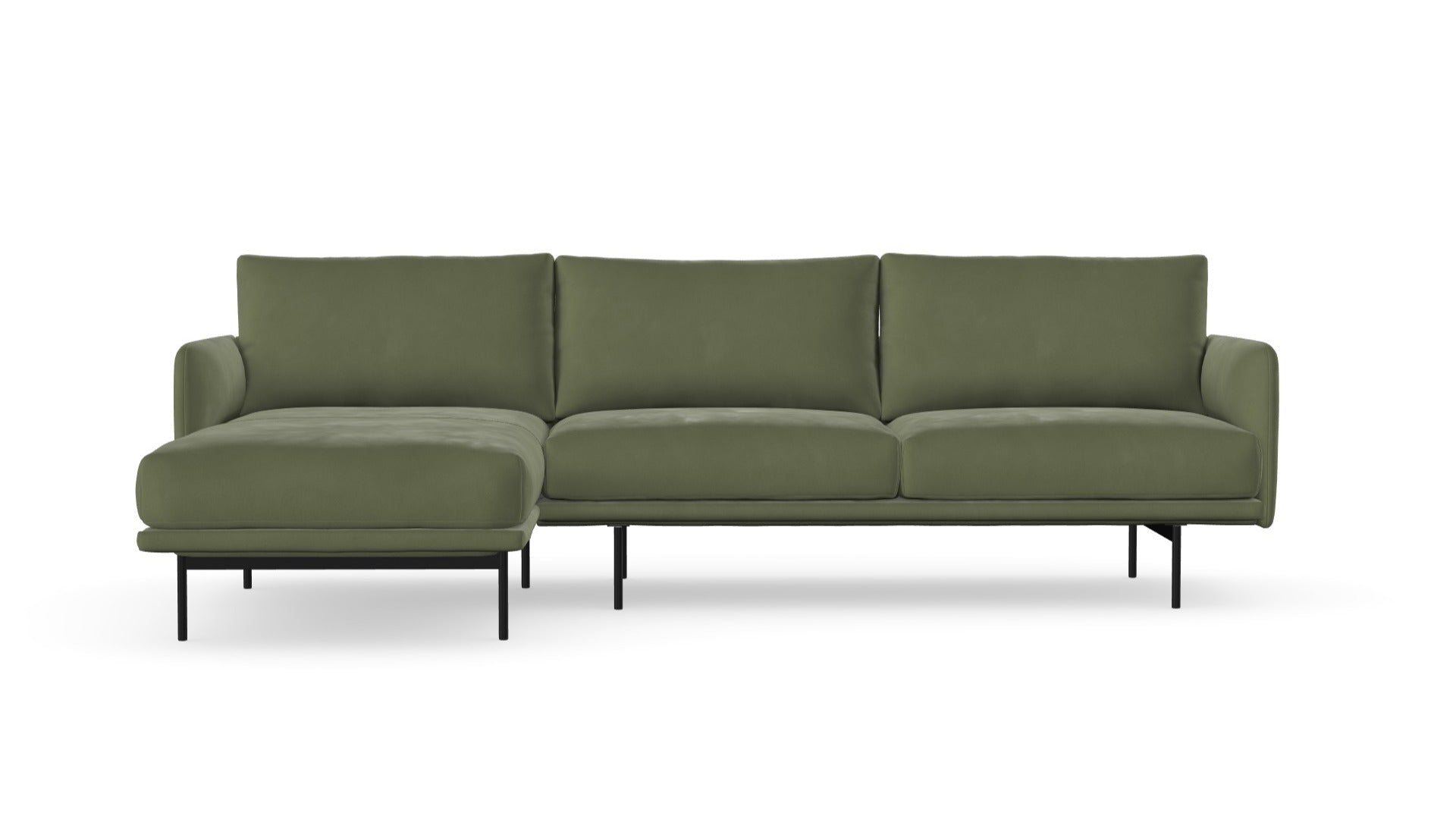 Uma sofa with chaise longue, right