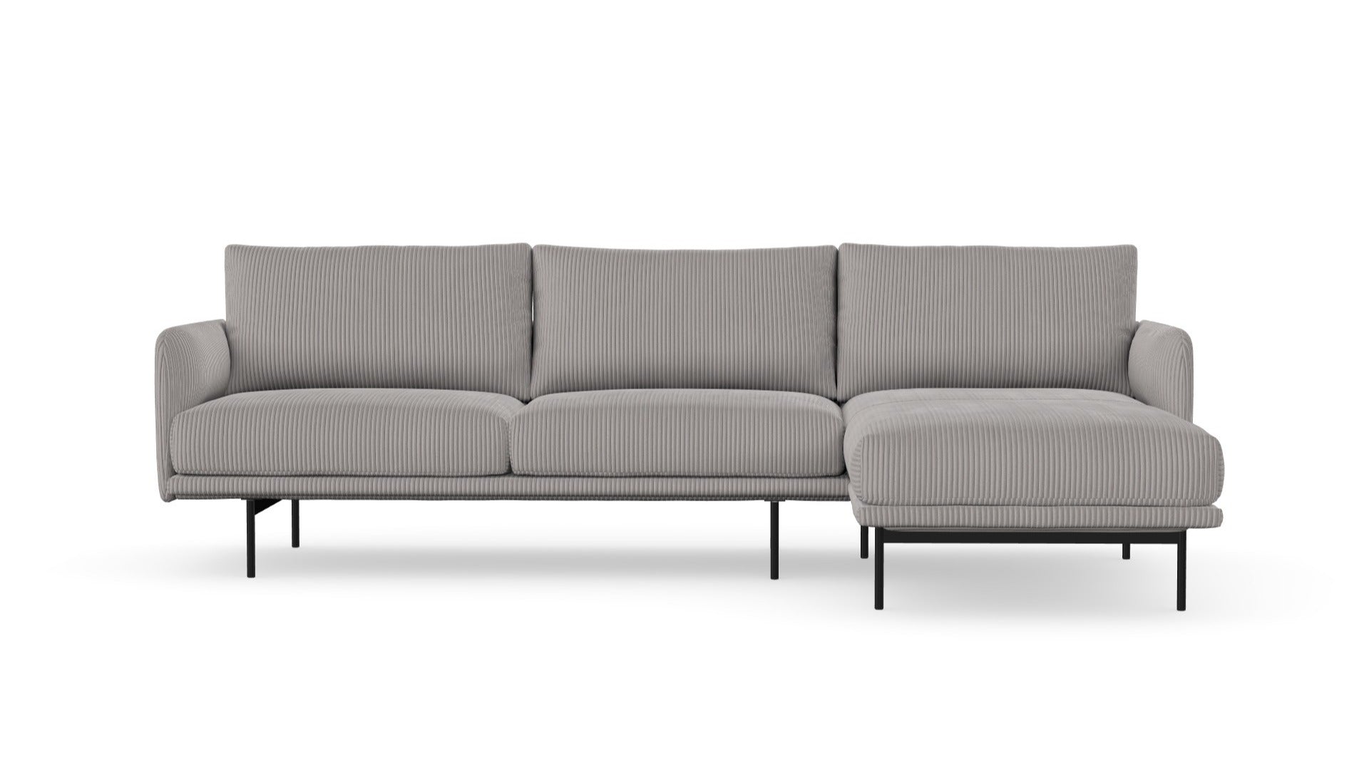 Uma sofa with chaise longue, left