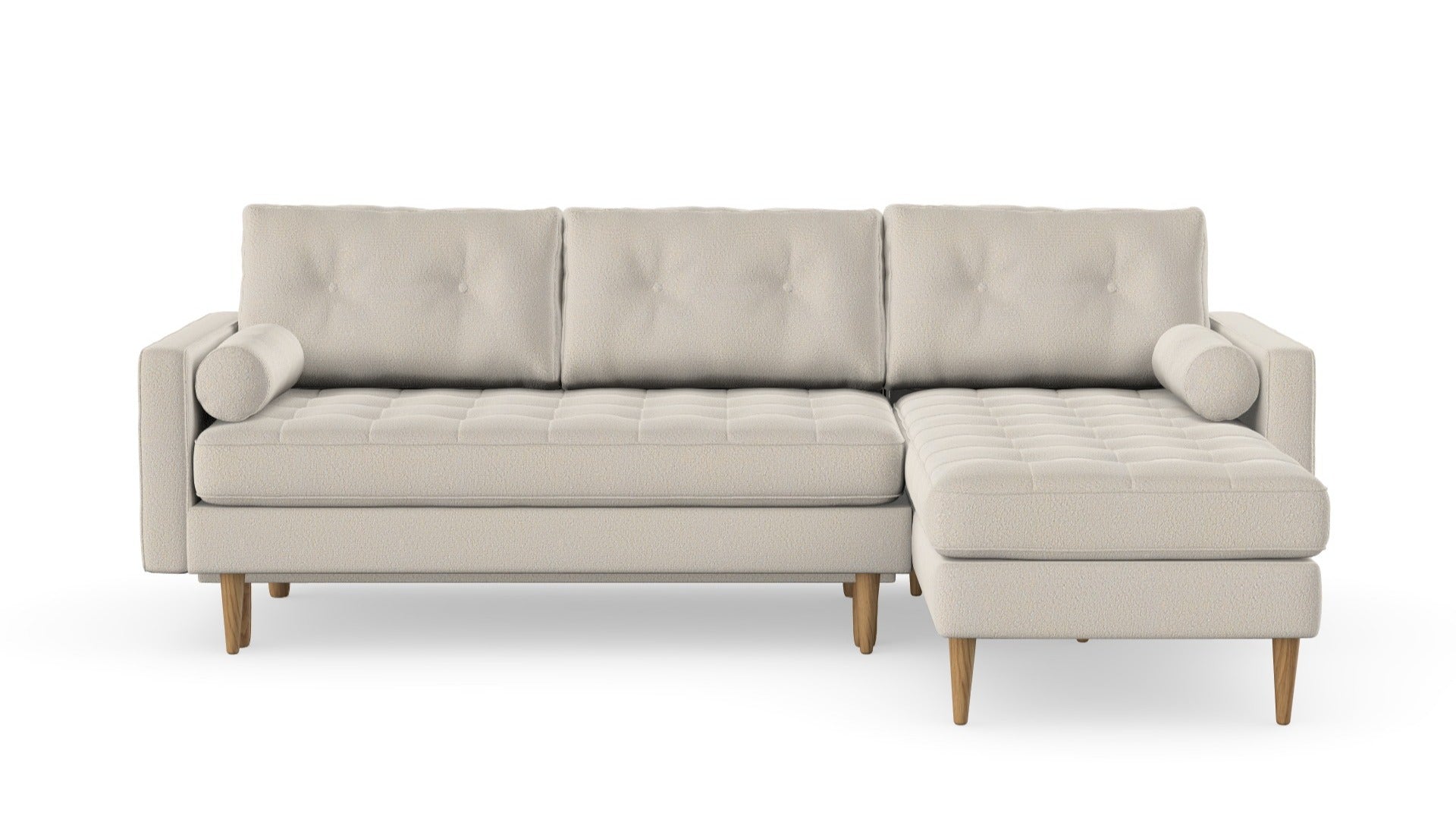 Esme quilted sofabed with a chaise longue