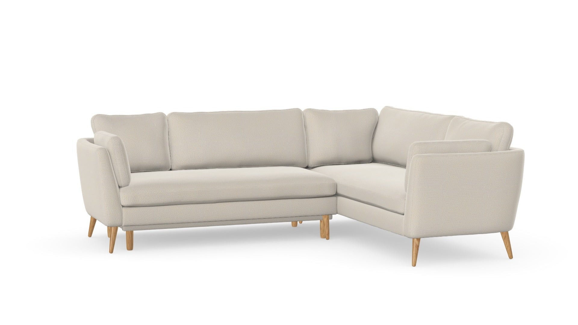 Jane Corner sofa with sleeping function, left