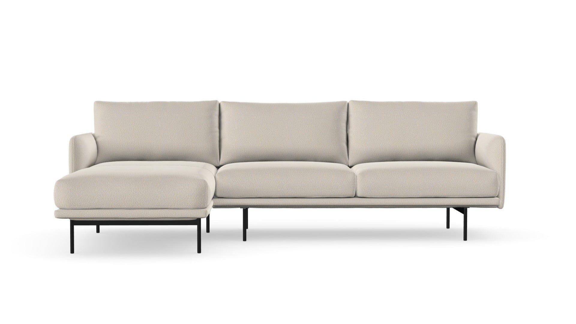 Uma sofa with chaise longue, right